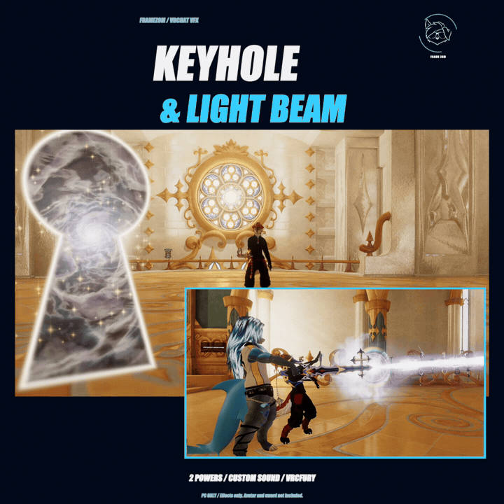 Keyhole & Light Beam | VRChat Sword VFX | VRCFury
