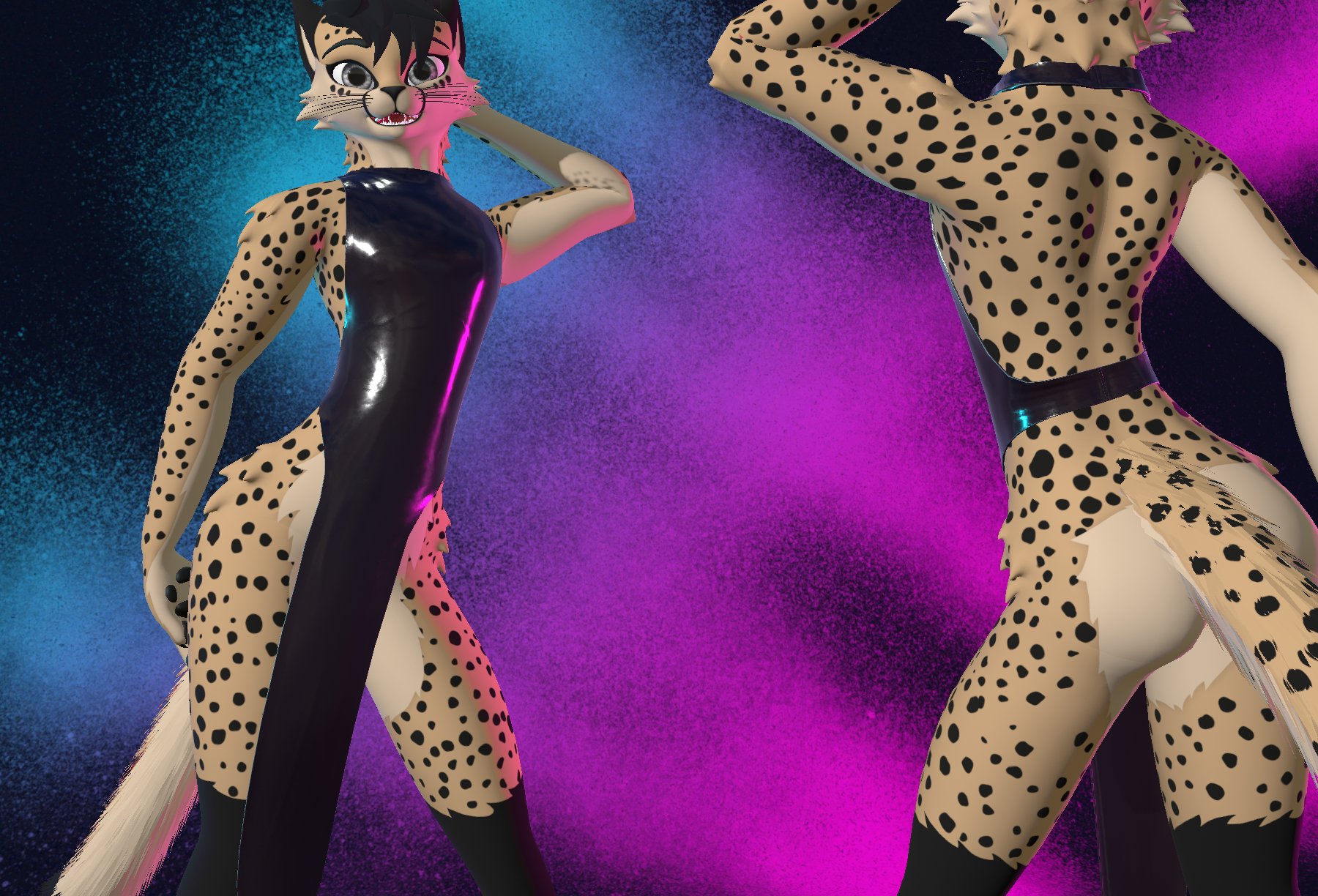 Latex Dress for KitFox, KitCat & KitDeer