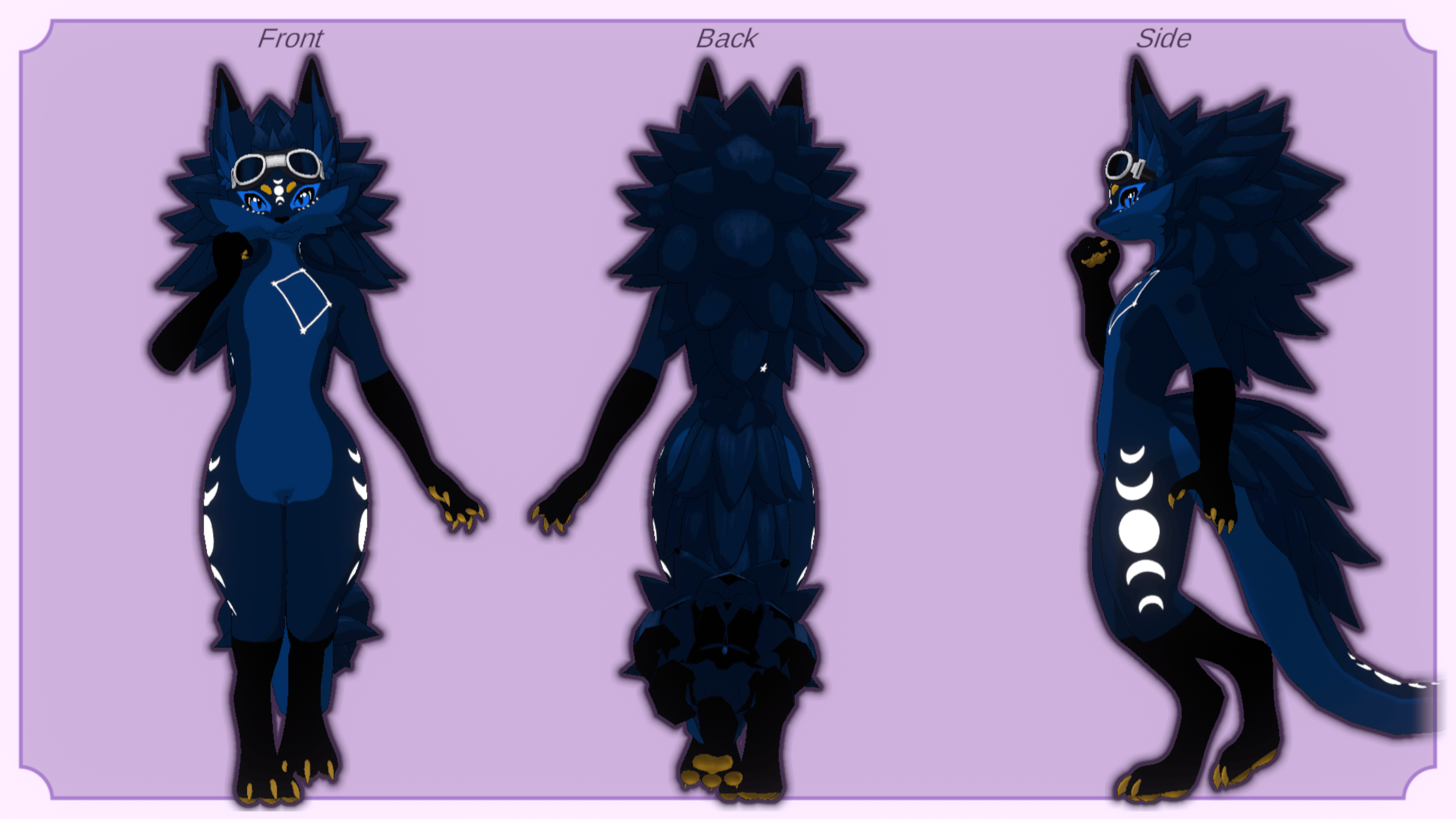 Lunar Kitsune | Novabeast Texture