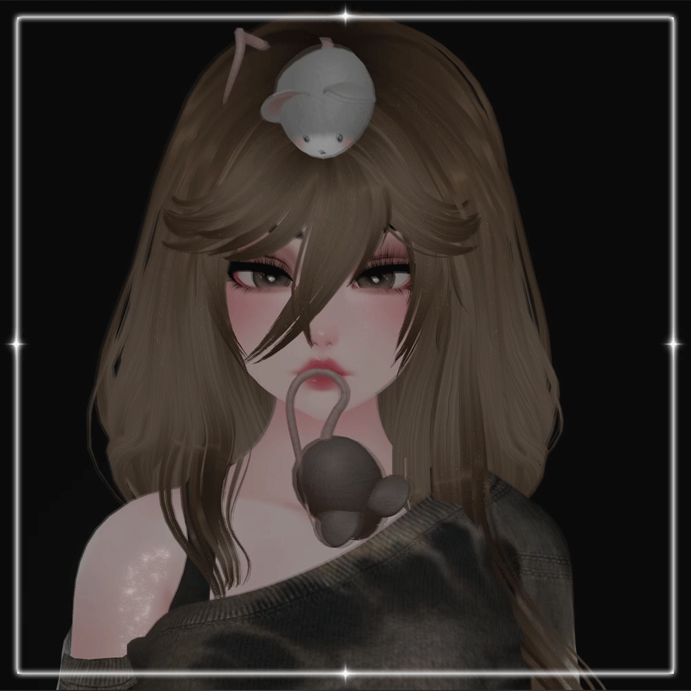 Mousey Head Pet + Mouth Charm