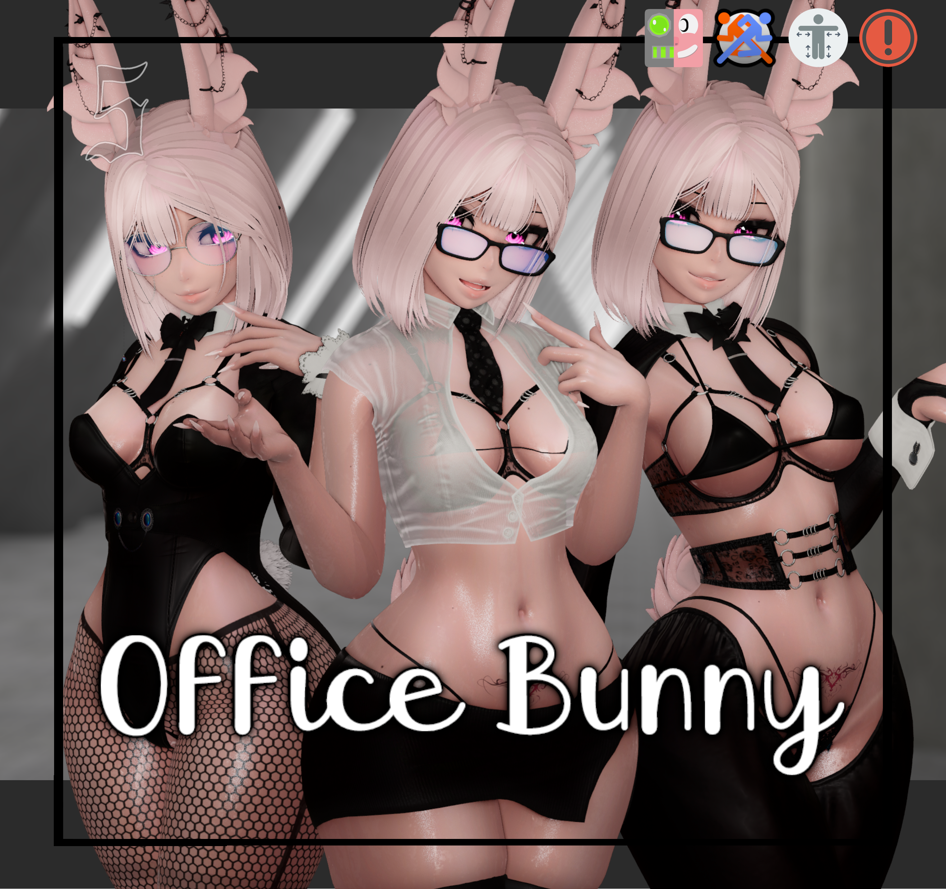 Office Bunny | VRCFT | GOGO | Limb Scaler | SPS 2