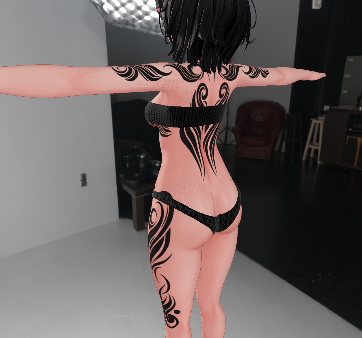 【Tribal Tattoos】 Uruki 「ウルキ」 4K Tribal Body Texture
