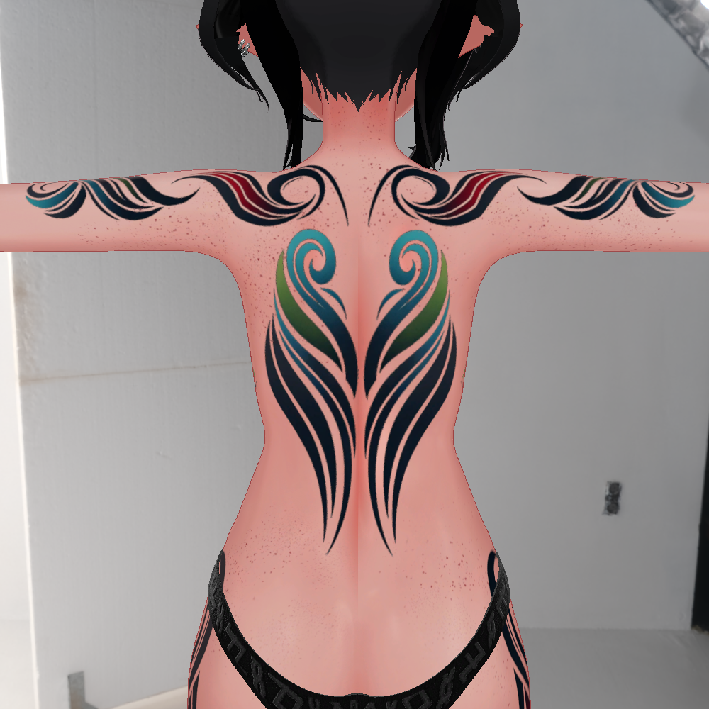 【Tribal Tattoos】 Uruki 「ウルキ」 4K Tribal Body Texture