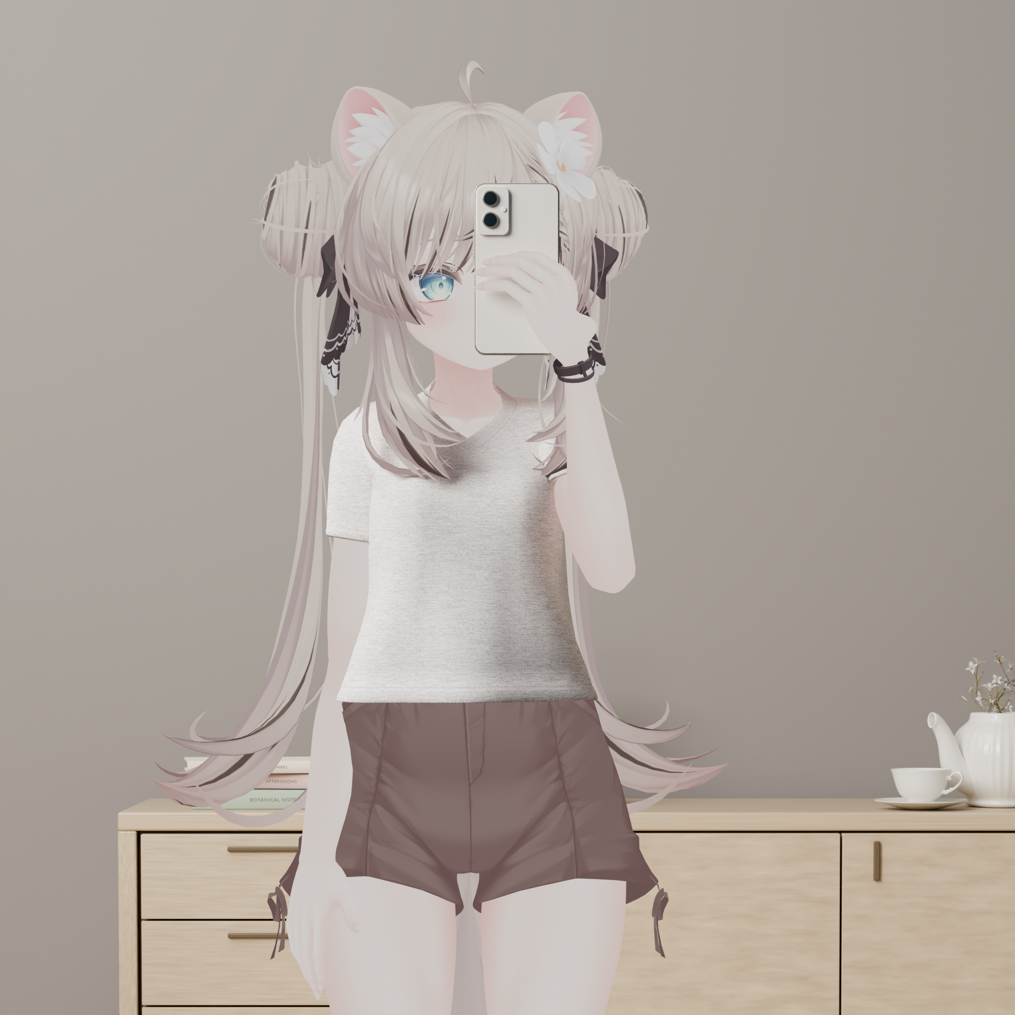 [FREE] V-Neck T-Shirt for Manuka | マヌカ対応