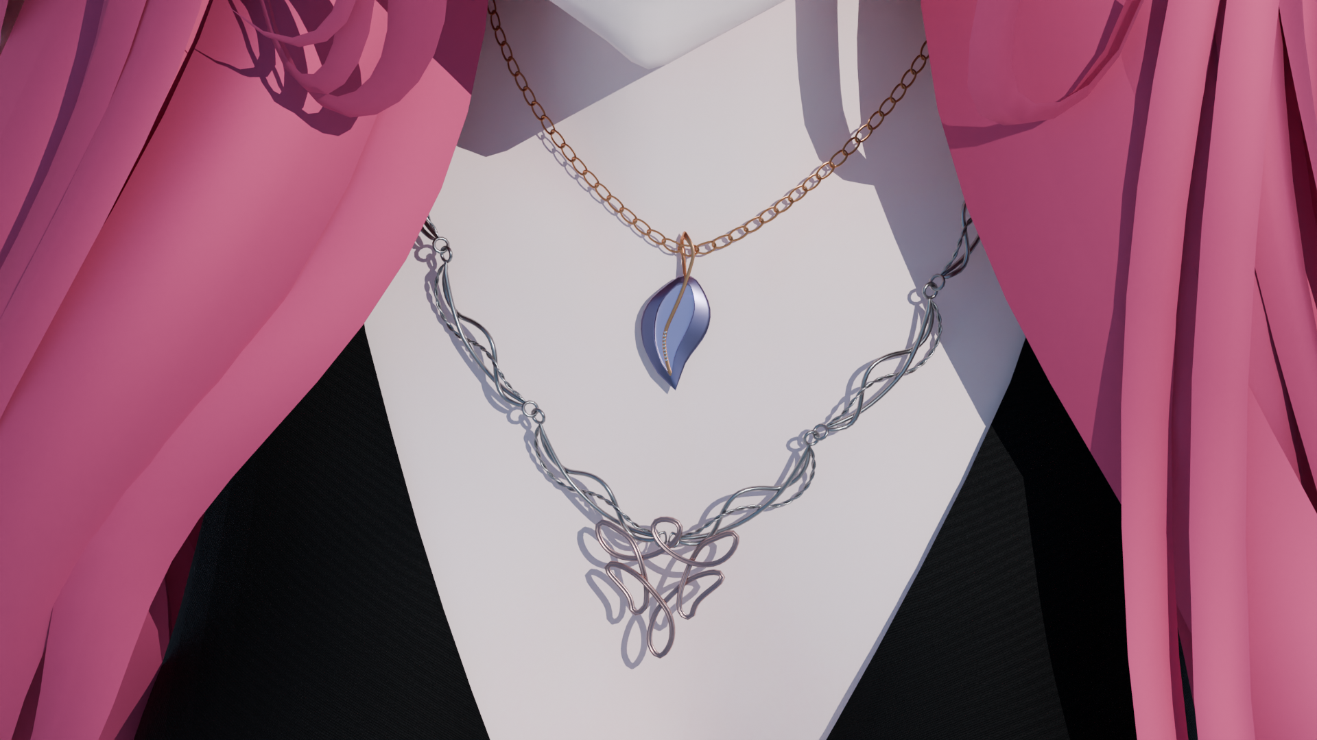 Kitsu’s Mystic Fantasy Ornaments Set rings, necklaces, bracelets and tiara