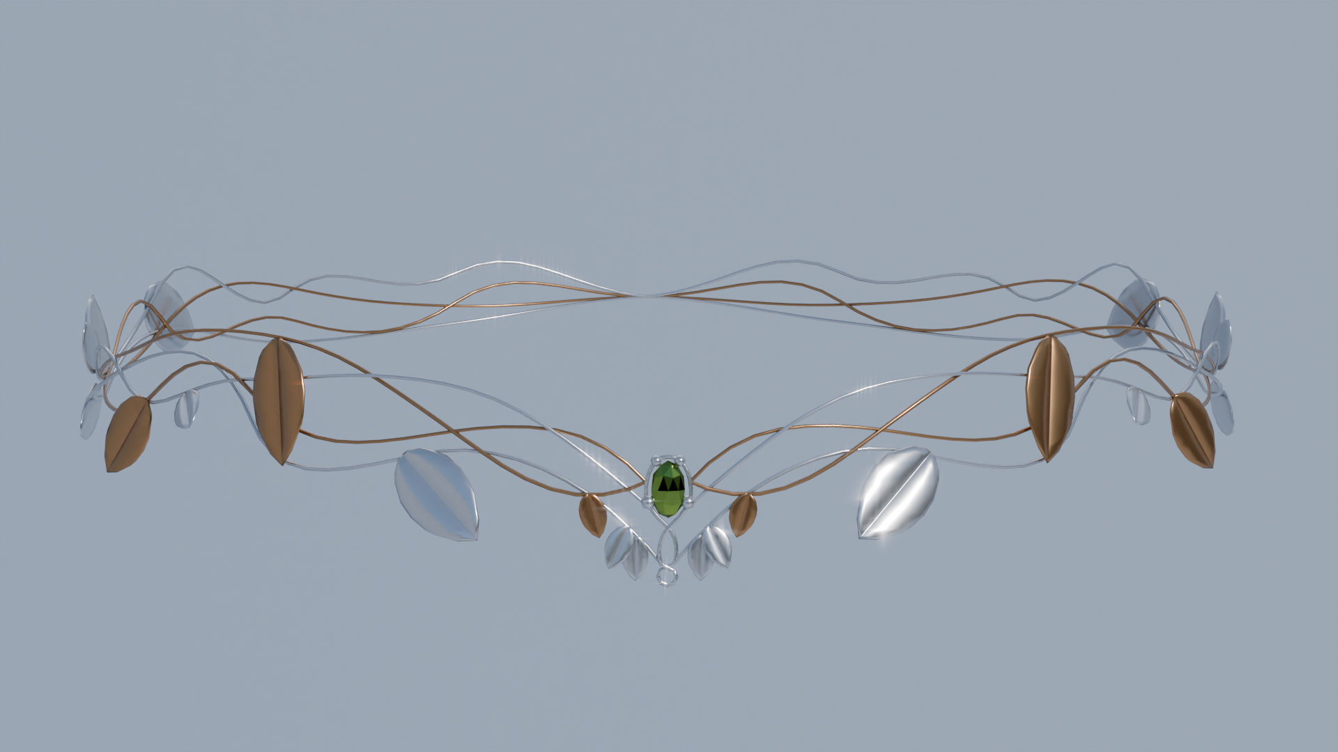 Kitsu Arcane Set, rings, bracelets, necklaces and tiara