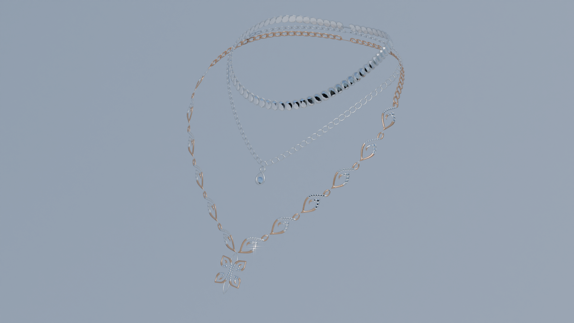 Kitsu's Arcane Bloomwear Set, Rings, Bracelets, Necklaces and Ankle Bracelets