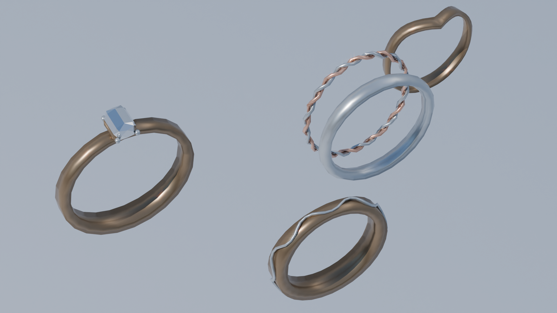 Kitsu's Arcane Bloomwear Set, Rings, Bracelets, Necklaces and Ankle Bracelets