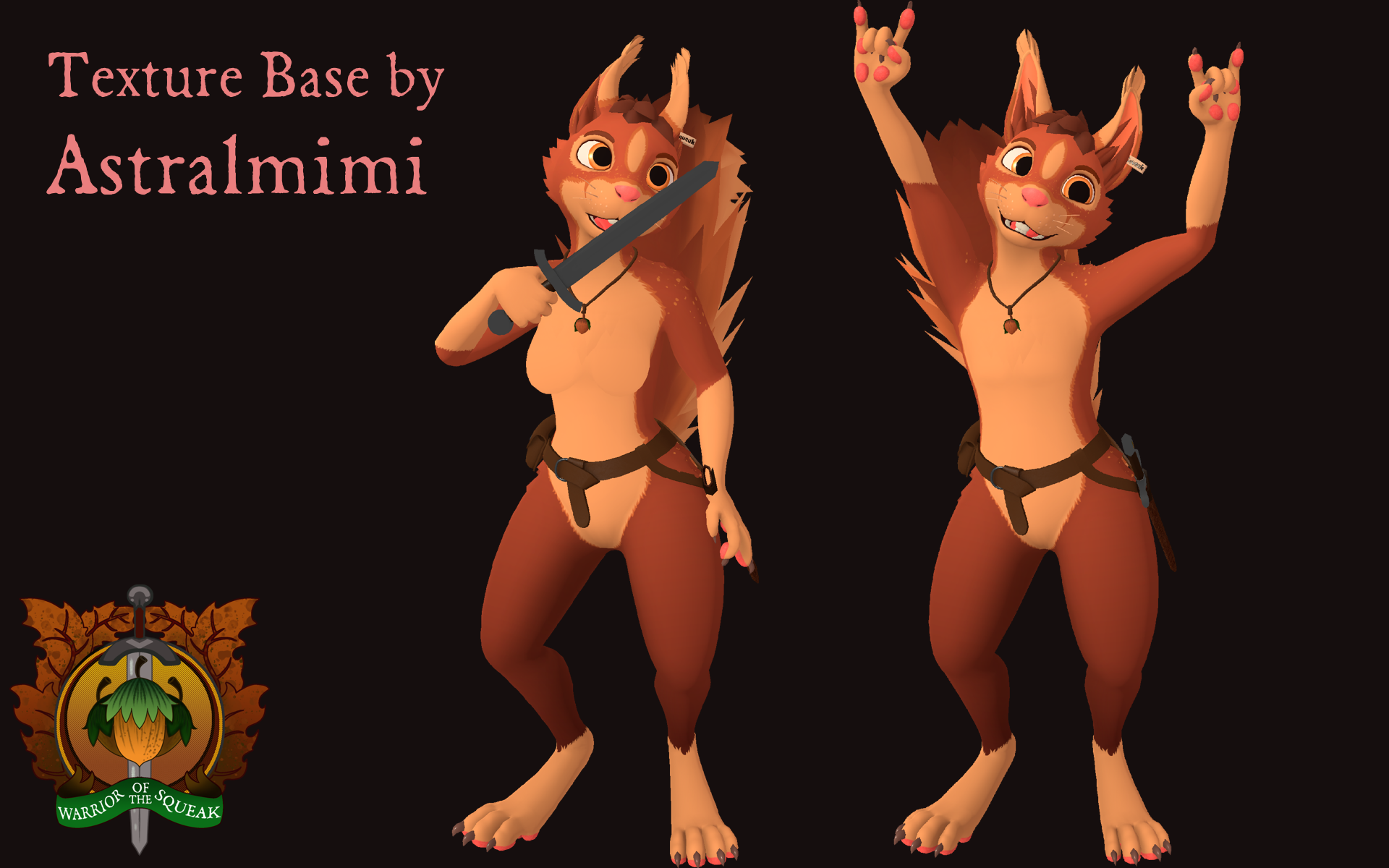 Warrior of the Squeak (FREE Squirrel Avatar)