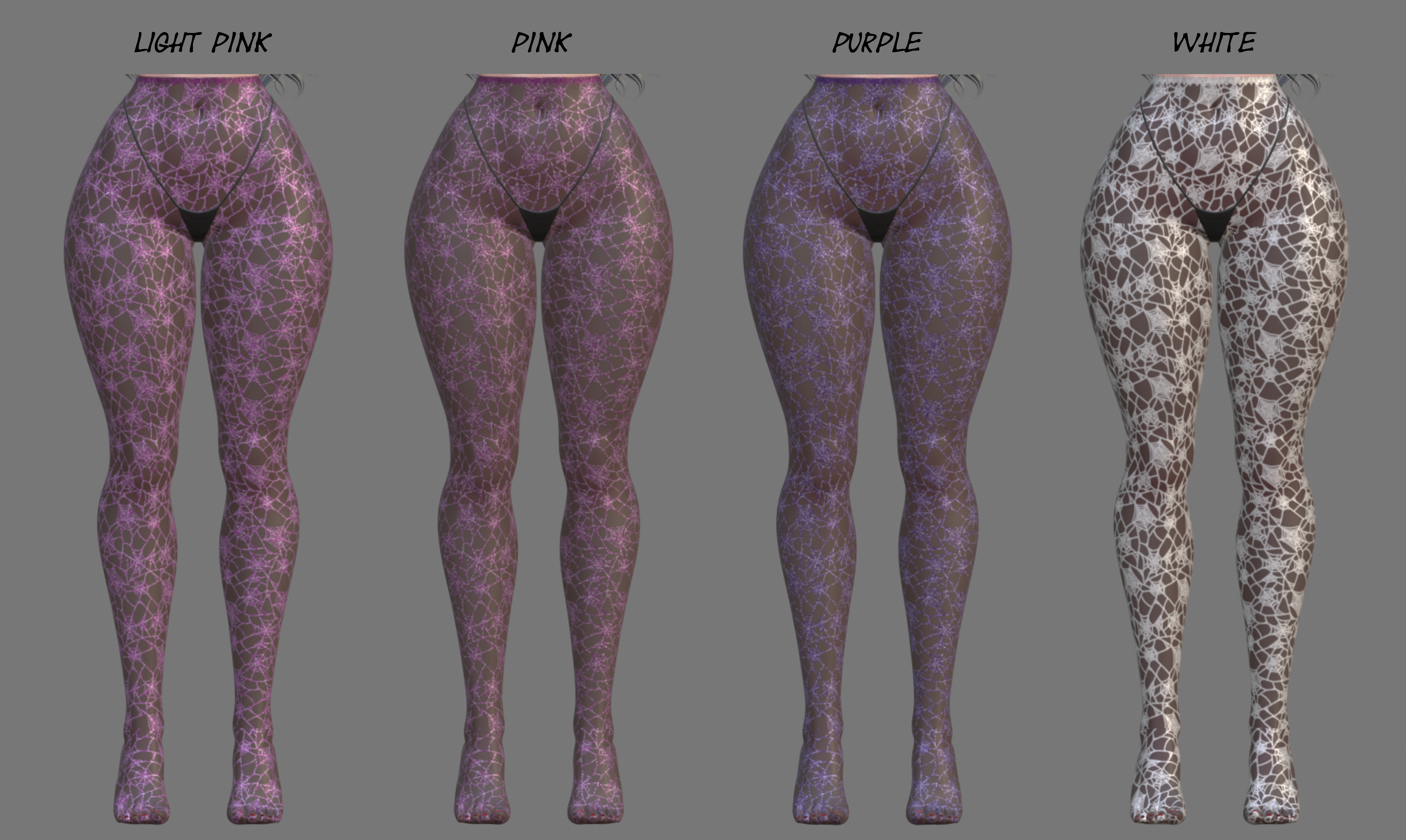 Spiderweb net Stockings - Venus V2 Texture