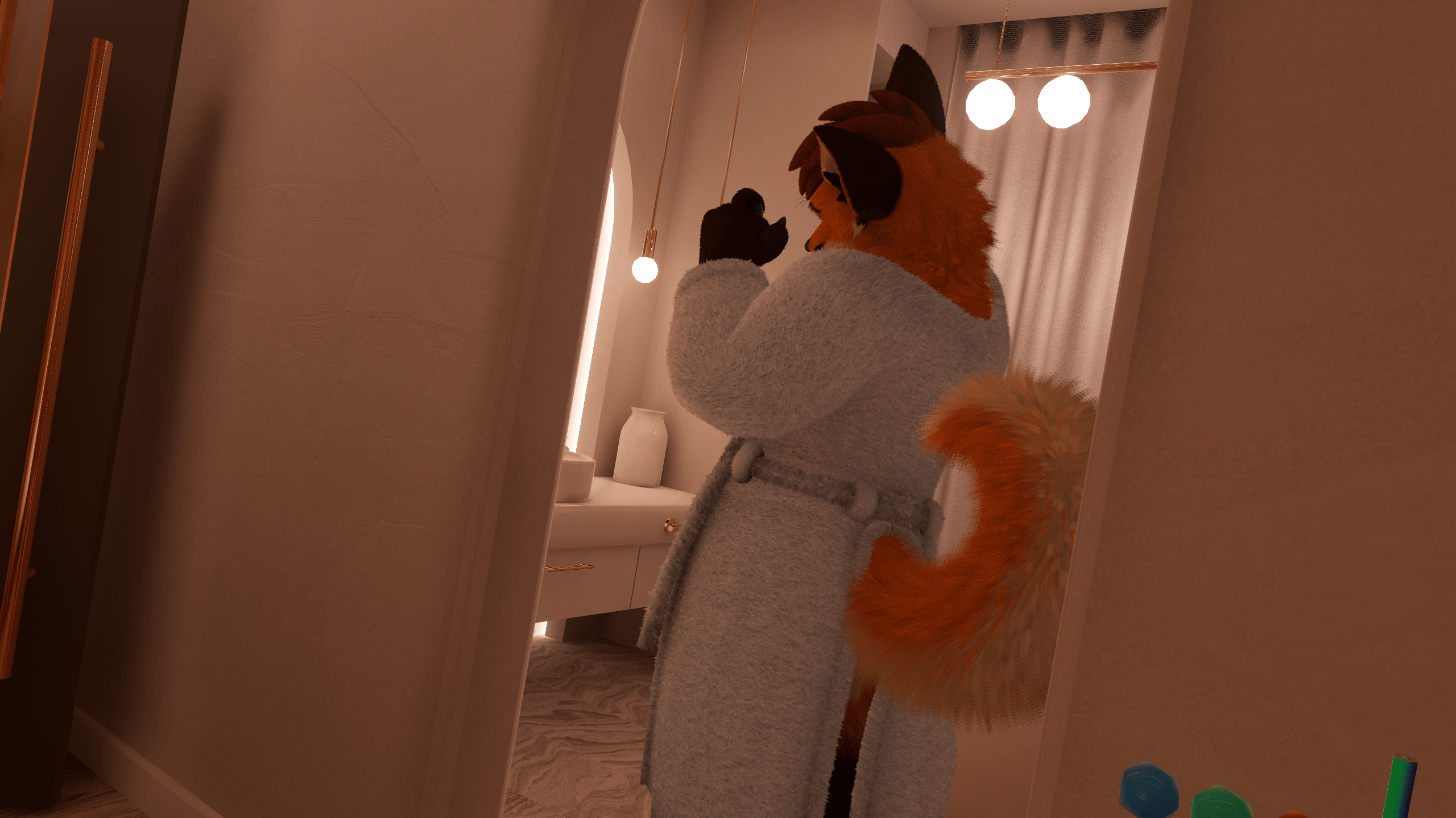 Rust Whisker Robe