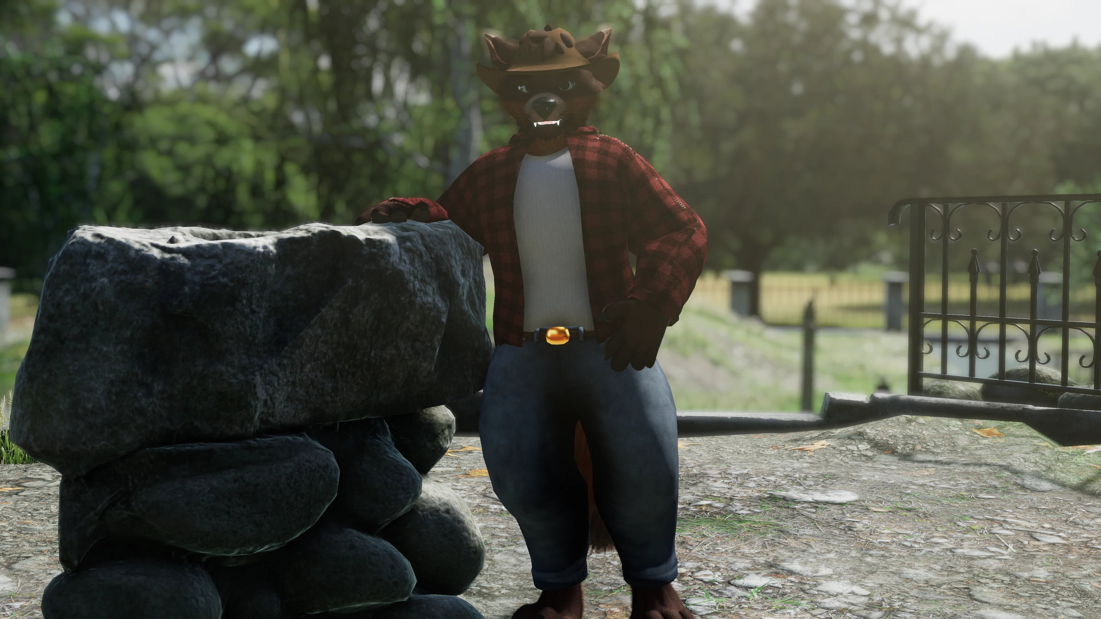 Rust Whisker and Canis Revamp Cowboy Set