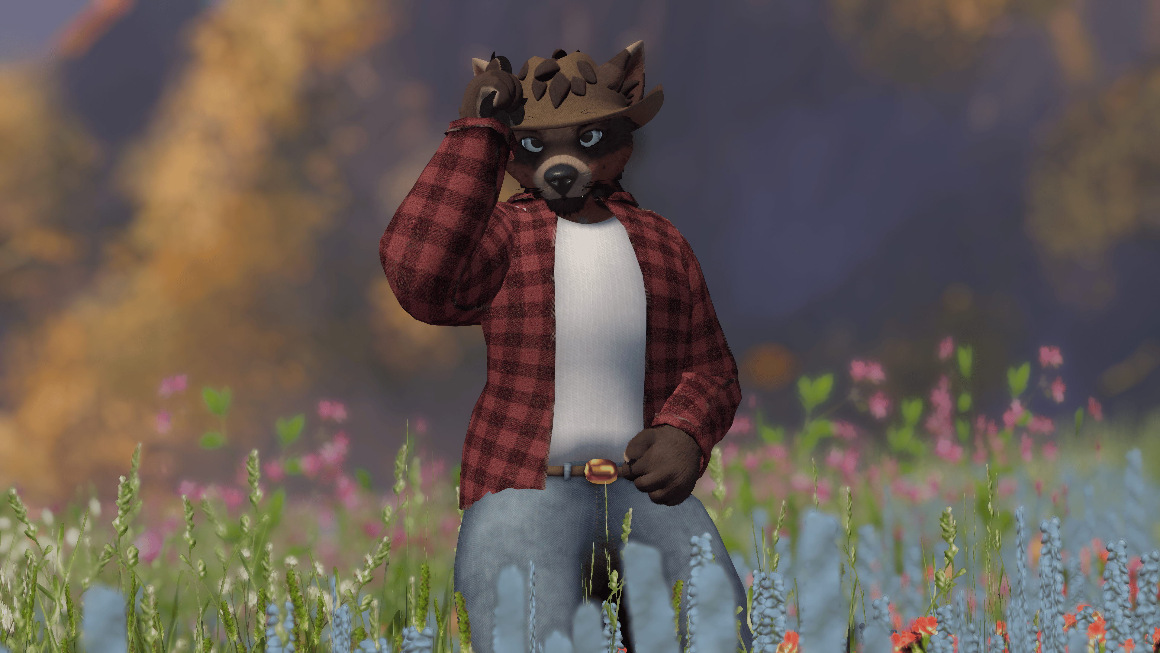 Rust Whisker and Canis Revamp Cowboy Set