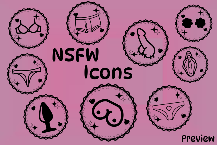 Menu Icons | SFW & NSFW