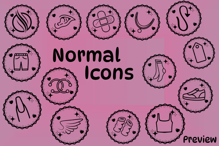 Menu Icons | SFW & NSFW