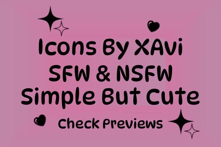 Menu Icons | SFW & NSFW