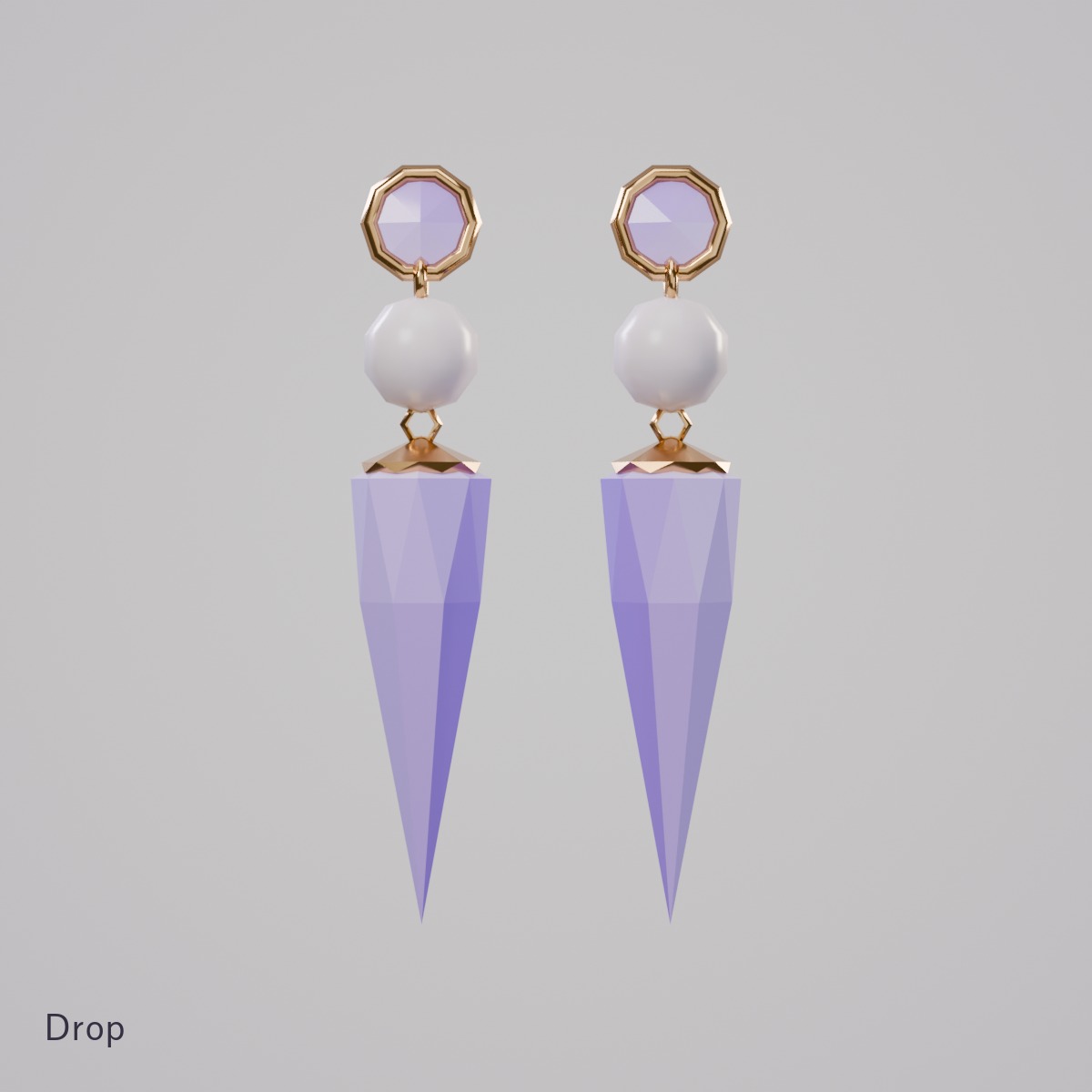 Night Sky Dangle Earrings — 4 styles × 2 colors | PhysBones | Modular Avatar