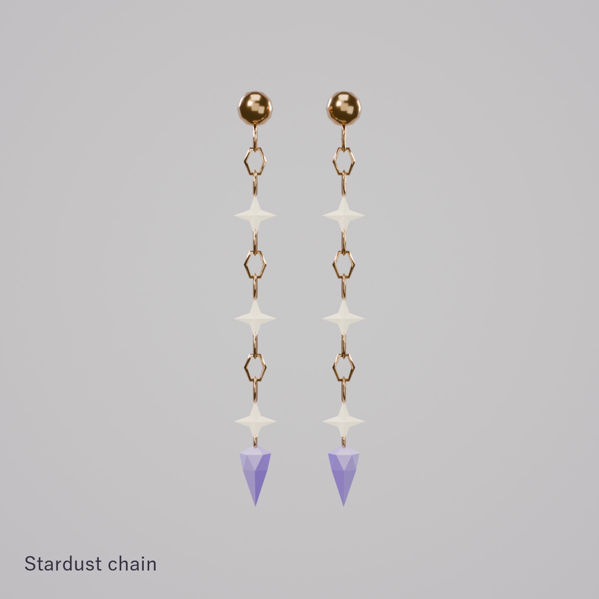 Night Sky Dangle Earrings — 4 styles × 2 colors | PhysBones | Modular Avatar