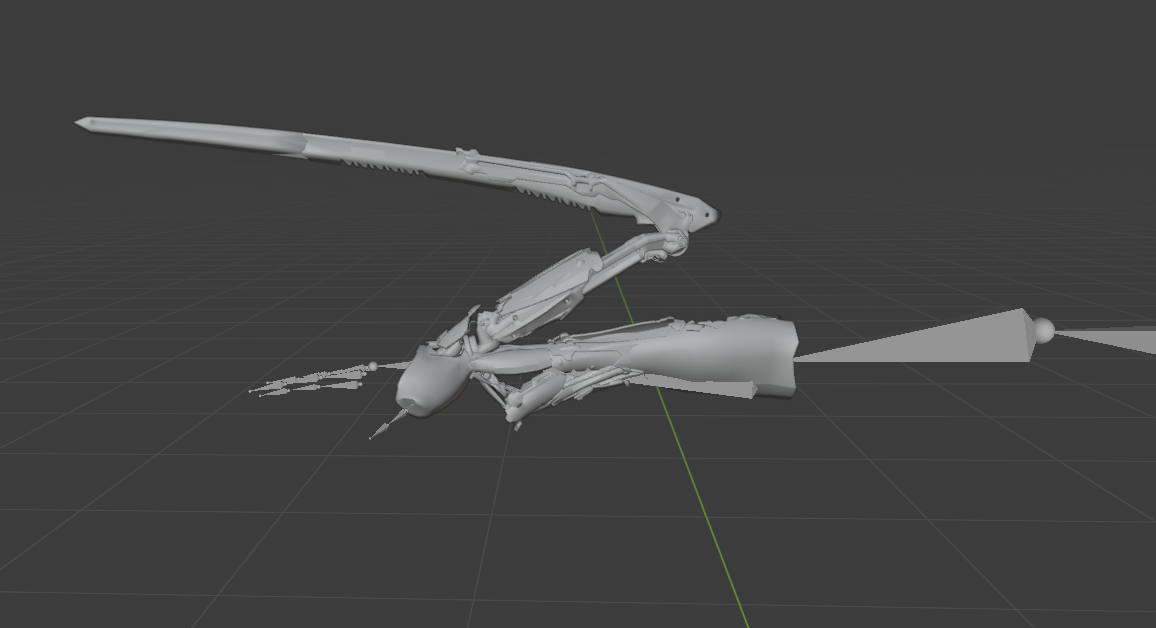 Cyberpunk Mantis Blades | Blender knowlegde required