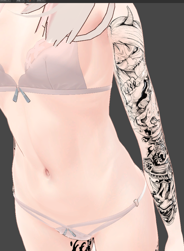Soul of the Samurai ( 侍の魂 )/ tattoo ( タトゥー ) / 4k Textures