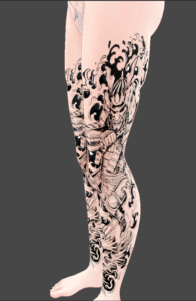 Soul of the Samurai ( 侍の魂 )/ tattoo ( タトゥー ) / 4k Textures