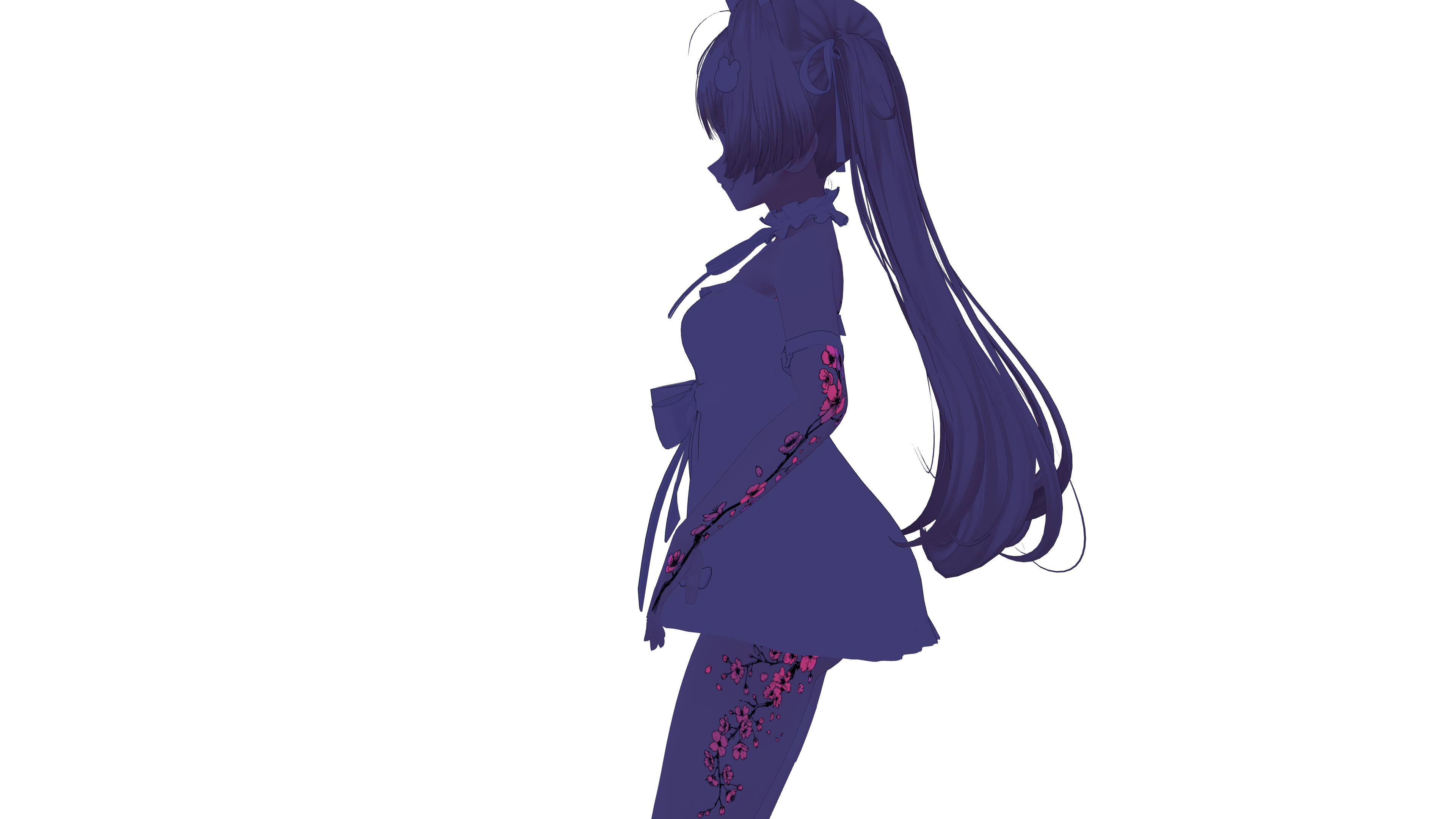 Night Sakura ( 夜桜 )/ tattoo ( タトゥー ) / 4k Textures