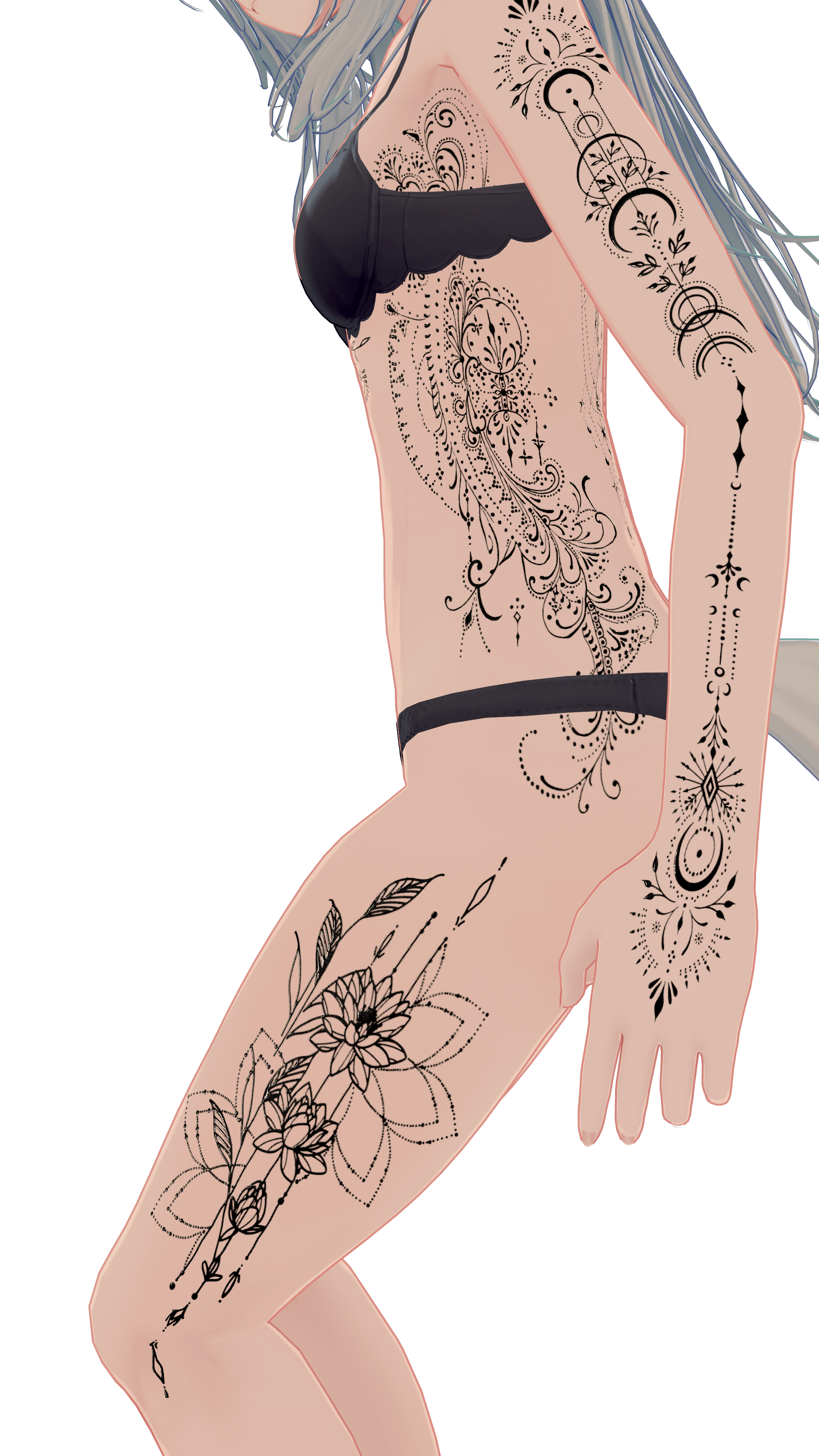 Echoes of the Divine ( 神聖の残響 )/ tattoo ( タトゥー ) / 4k Textures