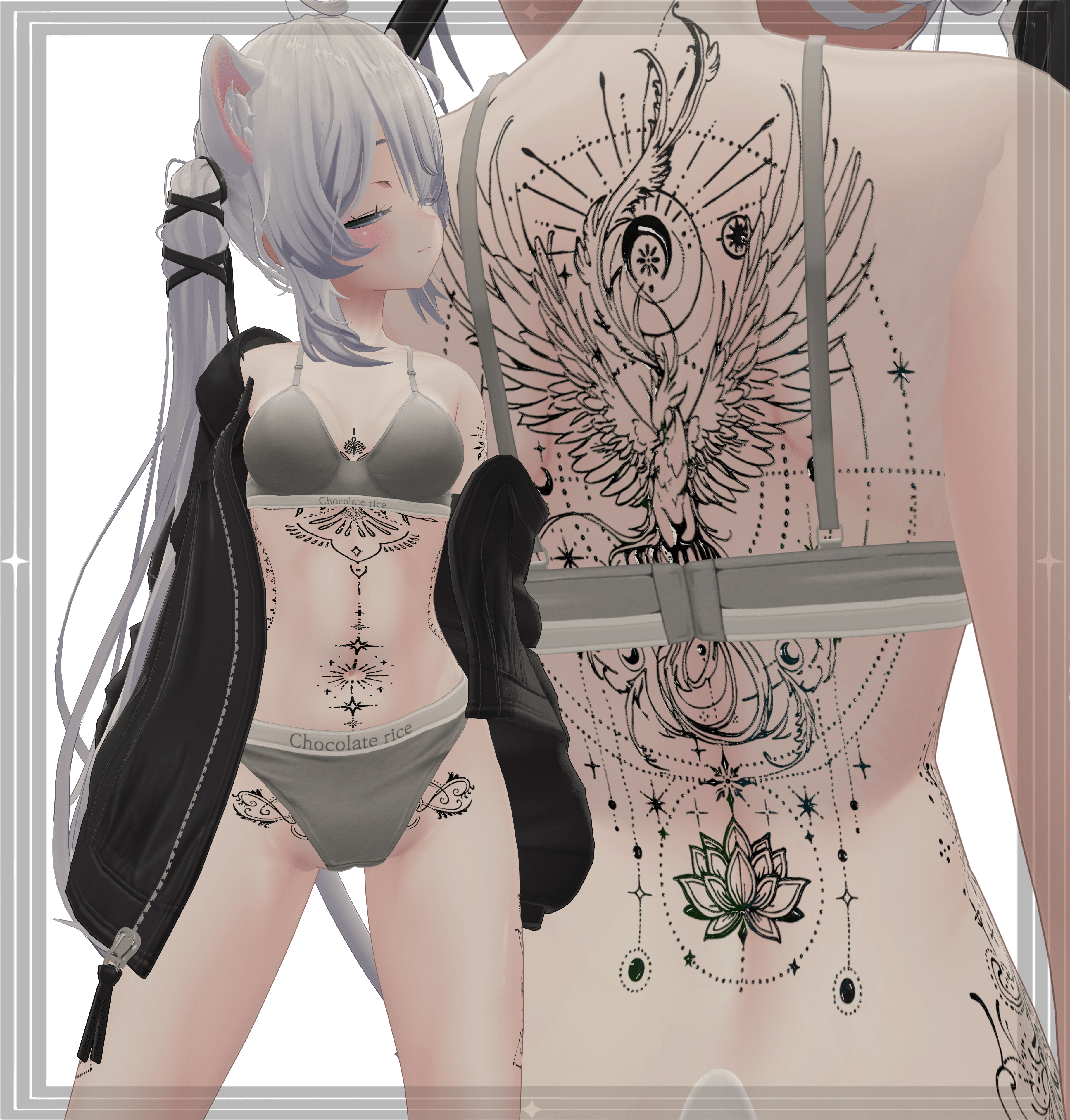 Echoes of the Divine ( 神聖の残響 )/ tattoo ( タトゥー ) / 4k Textures