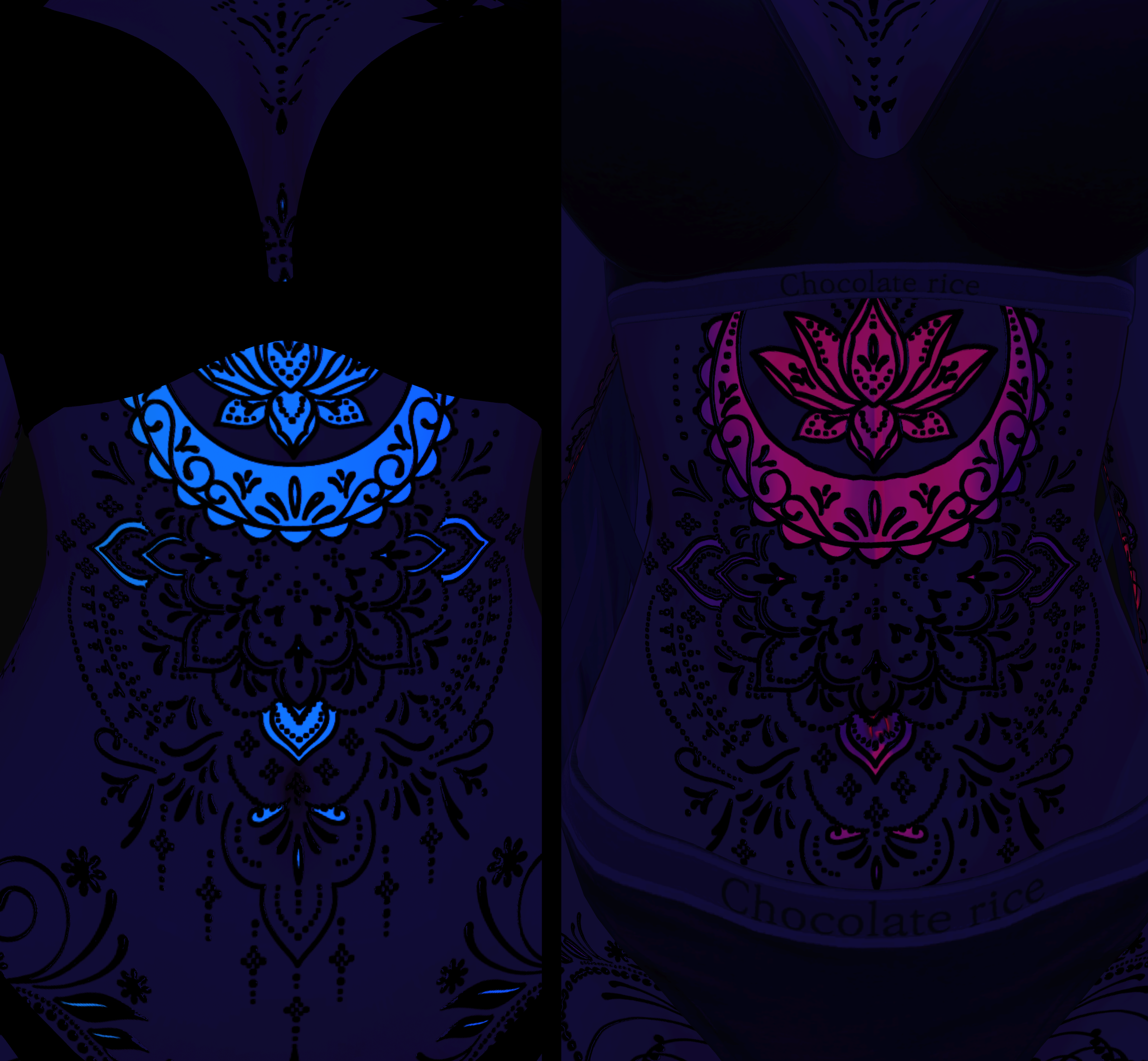 Astral Lotus Ornament ( 星蓮の装飾 )/ tattoo ( タトゥー )