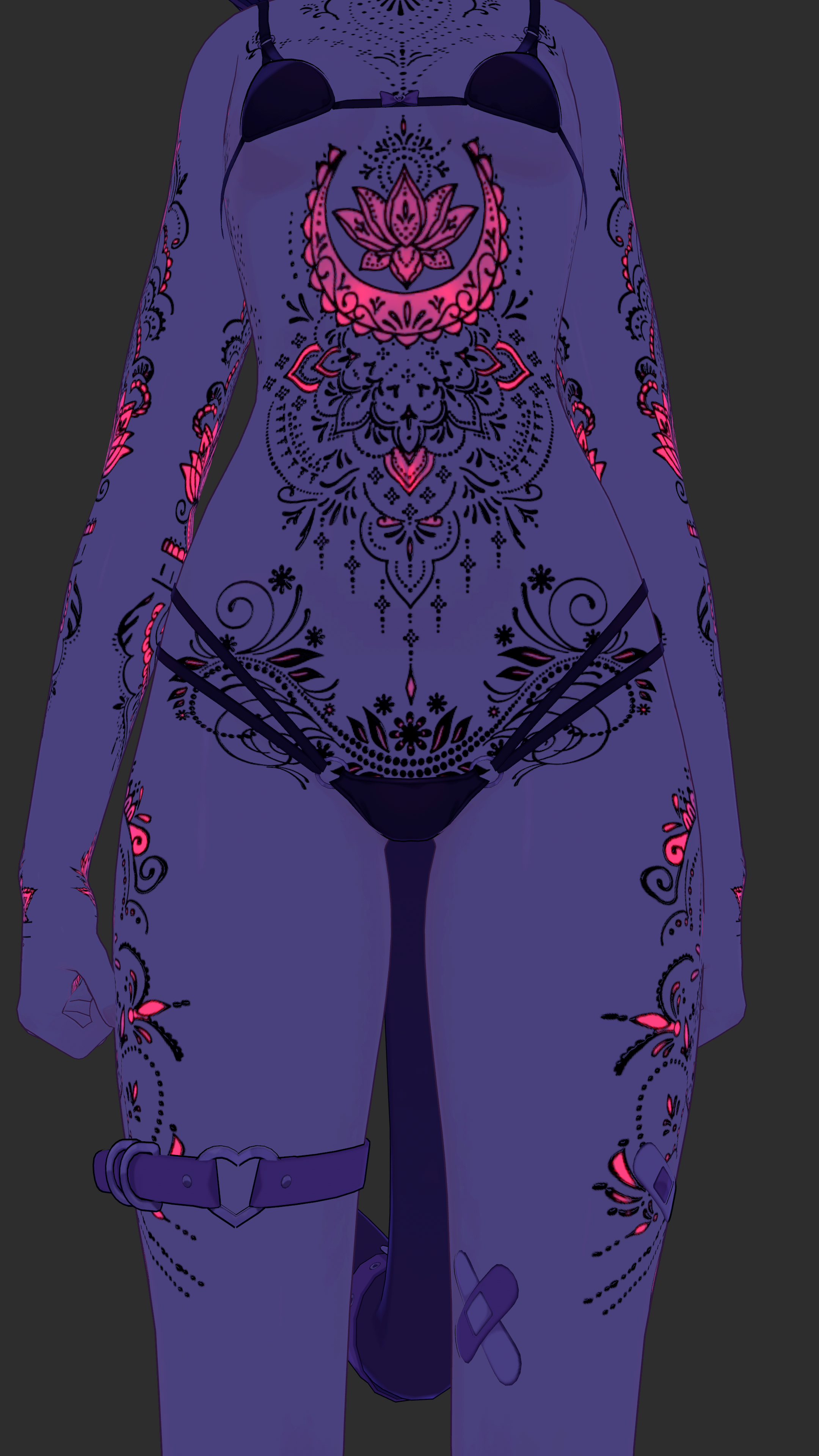 Astral Lotus Ornament ( 星蓮の装飾 )/ tattoo ( タトゥー )