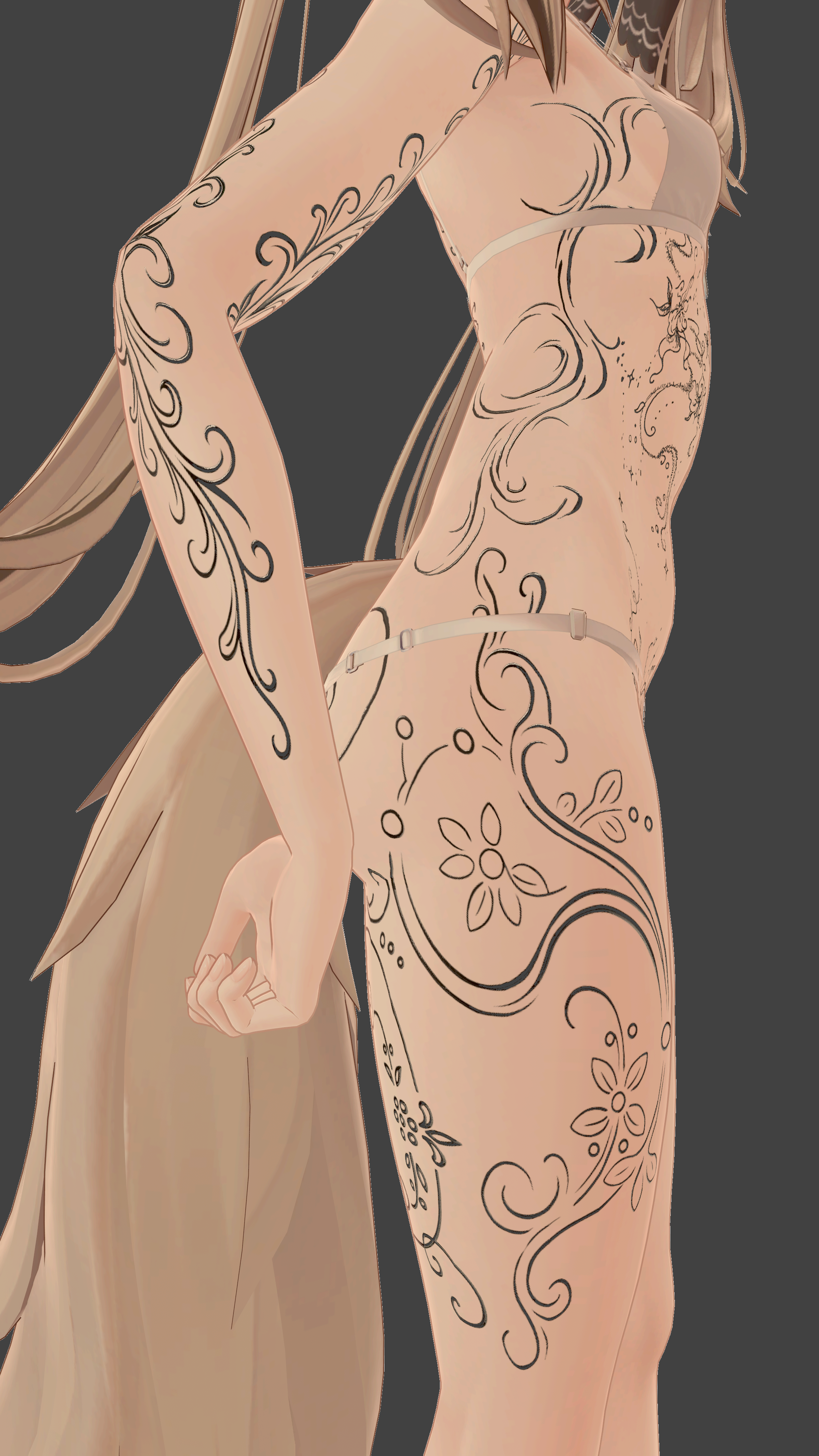 Graceful Ink Flow ( 優雅なインク流れ )/ tattoo ( タトゥー )