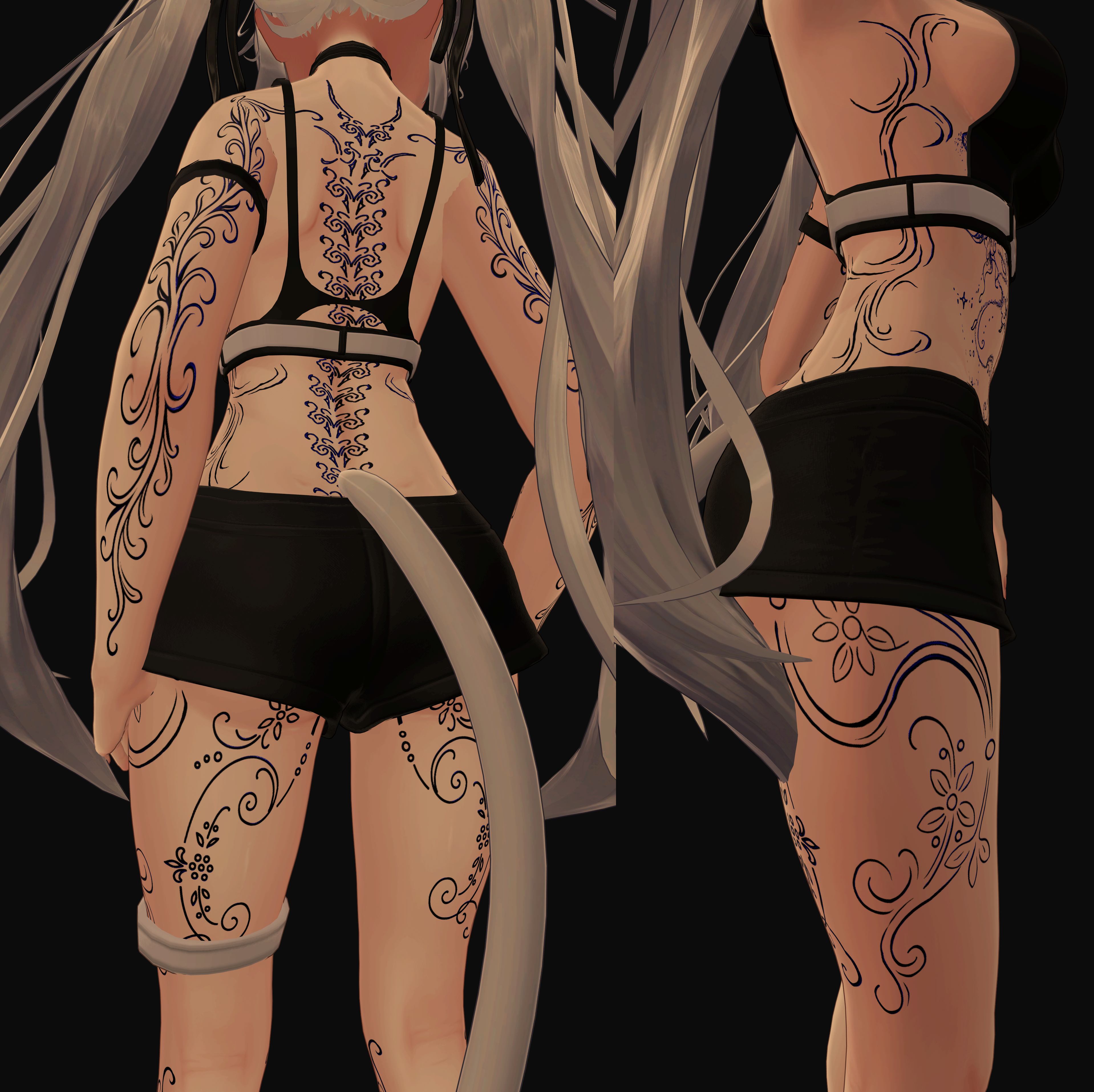 Graceful Ink Flow ( 優雅なインク流れ )/ tattoo ( タトゥー )