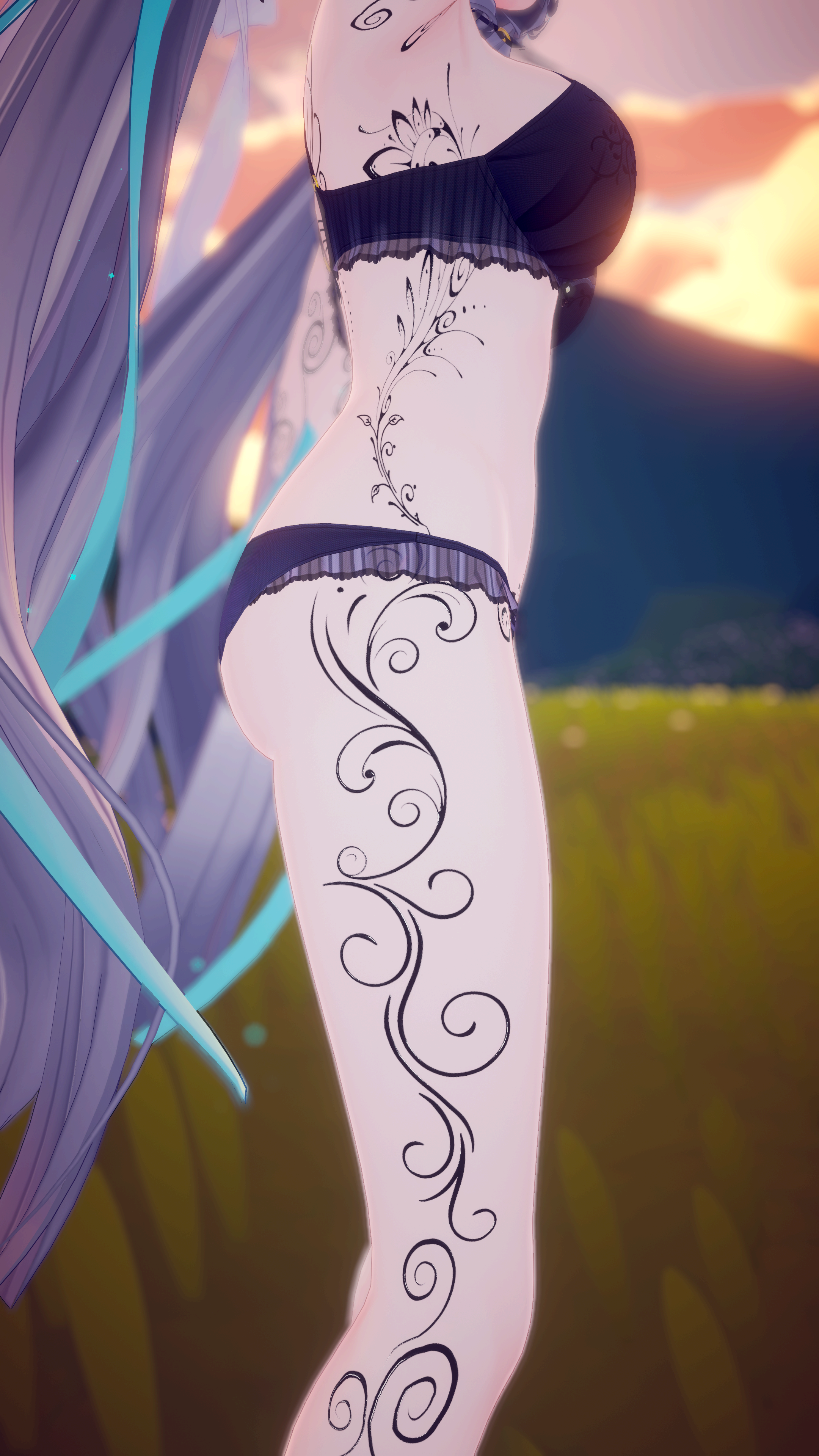 Heartflow Ornament ( 心流装飾 )/ tattoo ( タトゥー )