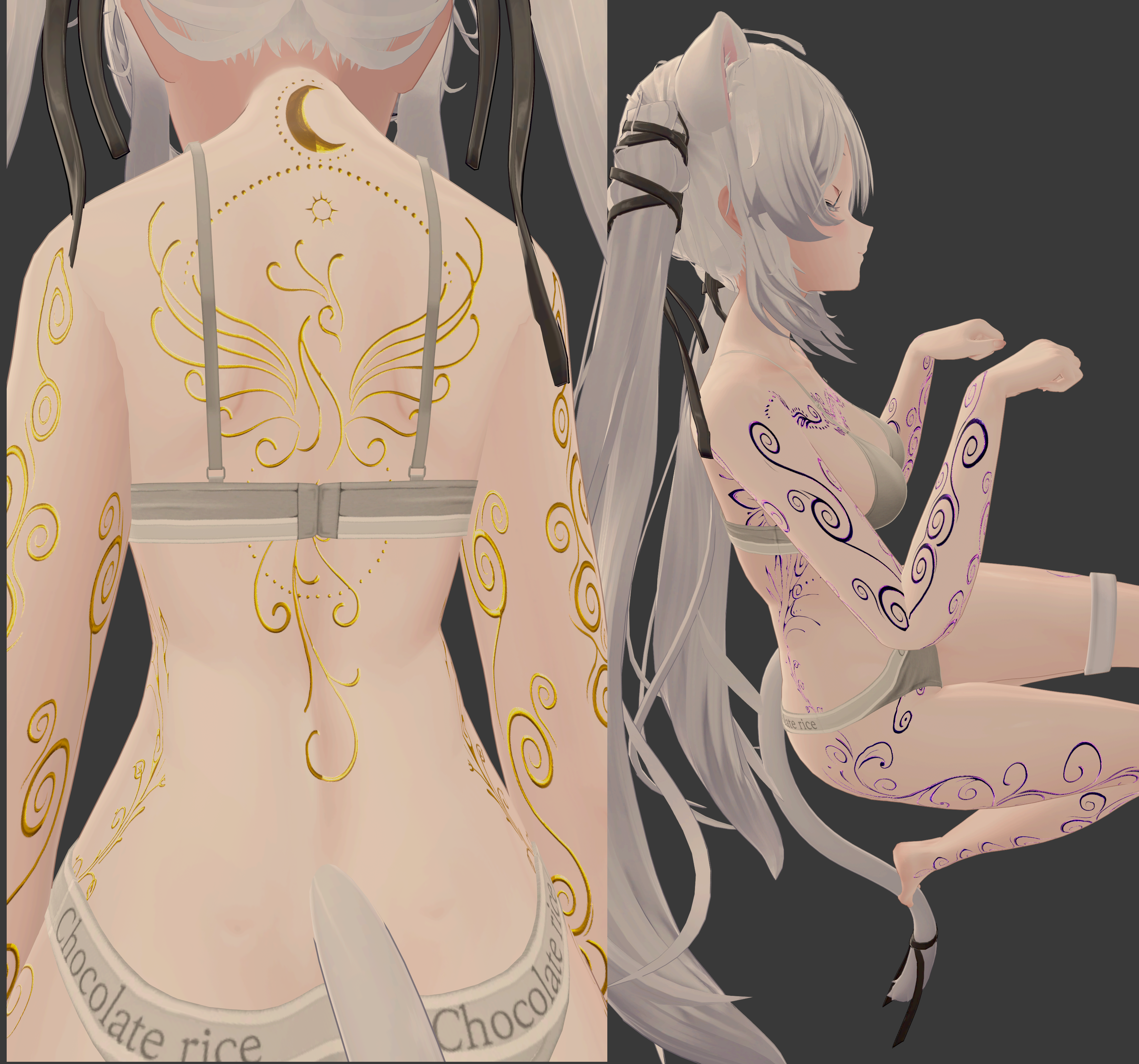 Heartflow Ornament ( 心流装飾 )/ tattoo ( タトゥー )