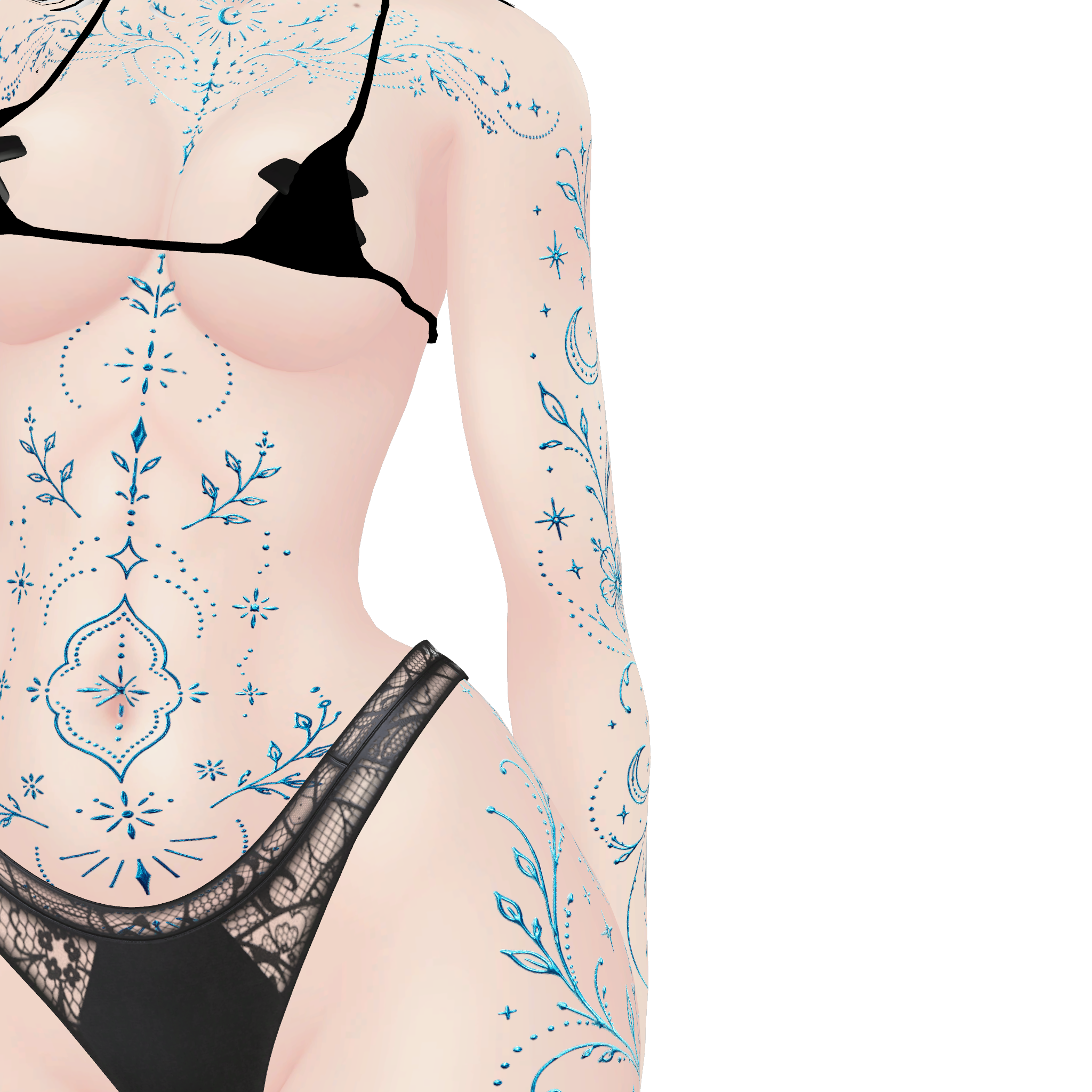 Celestial Vine Ornament | [ VRBASE ] [ Akii ] [ Exo ] [ Manon ] [ Zin Fit Base ] [ Marilynn ] [ Luxa ] [ Panda ] | decal , texture