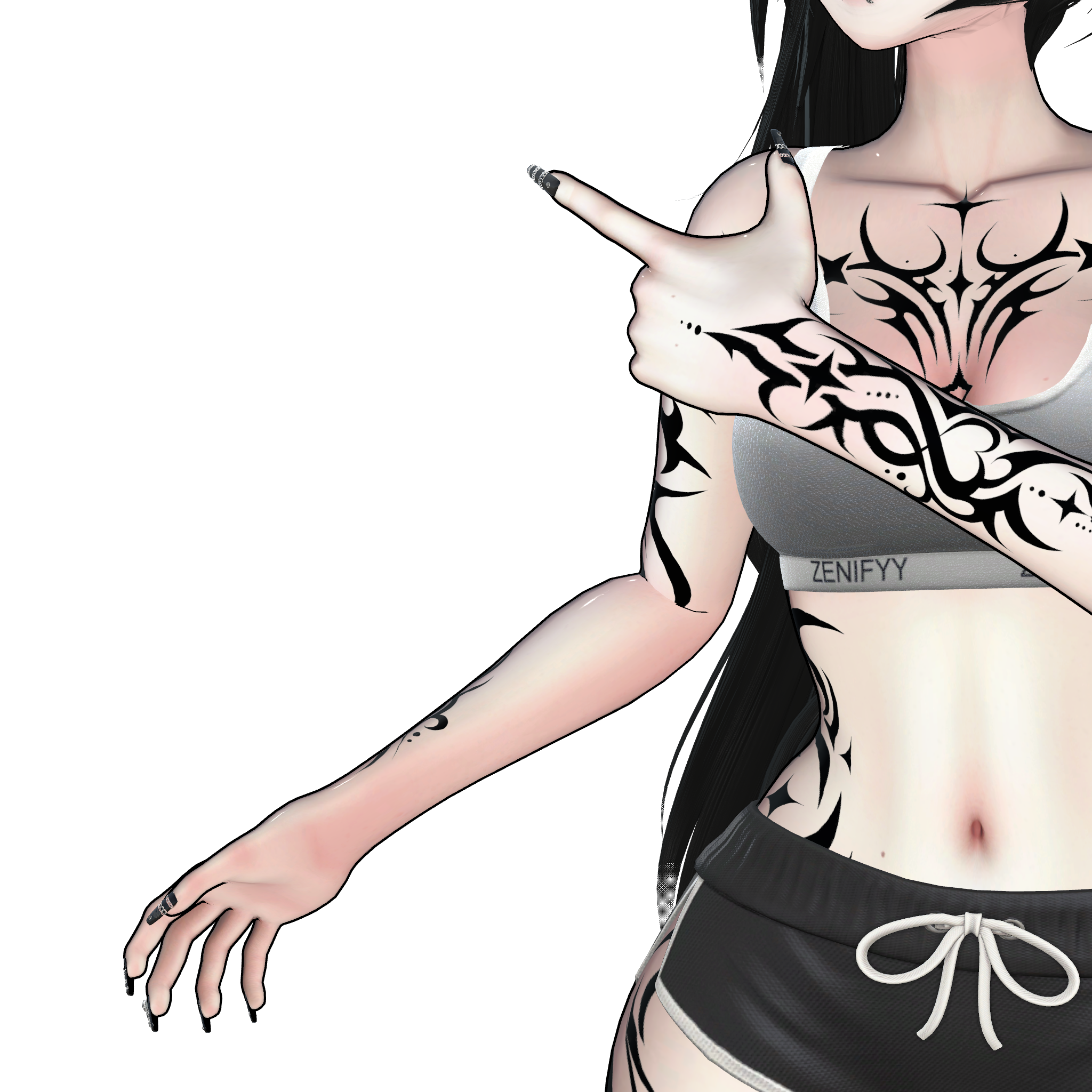 Spine of the Abyss | VRBASE tattoo / decal / texture