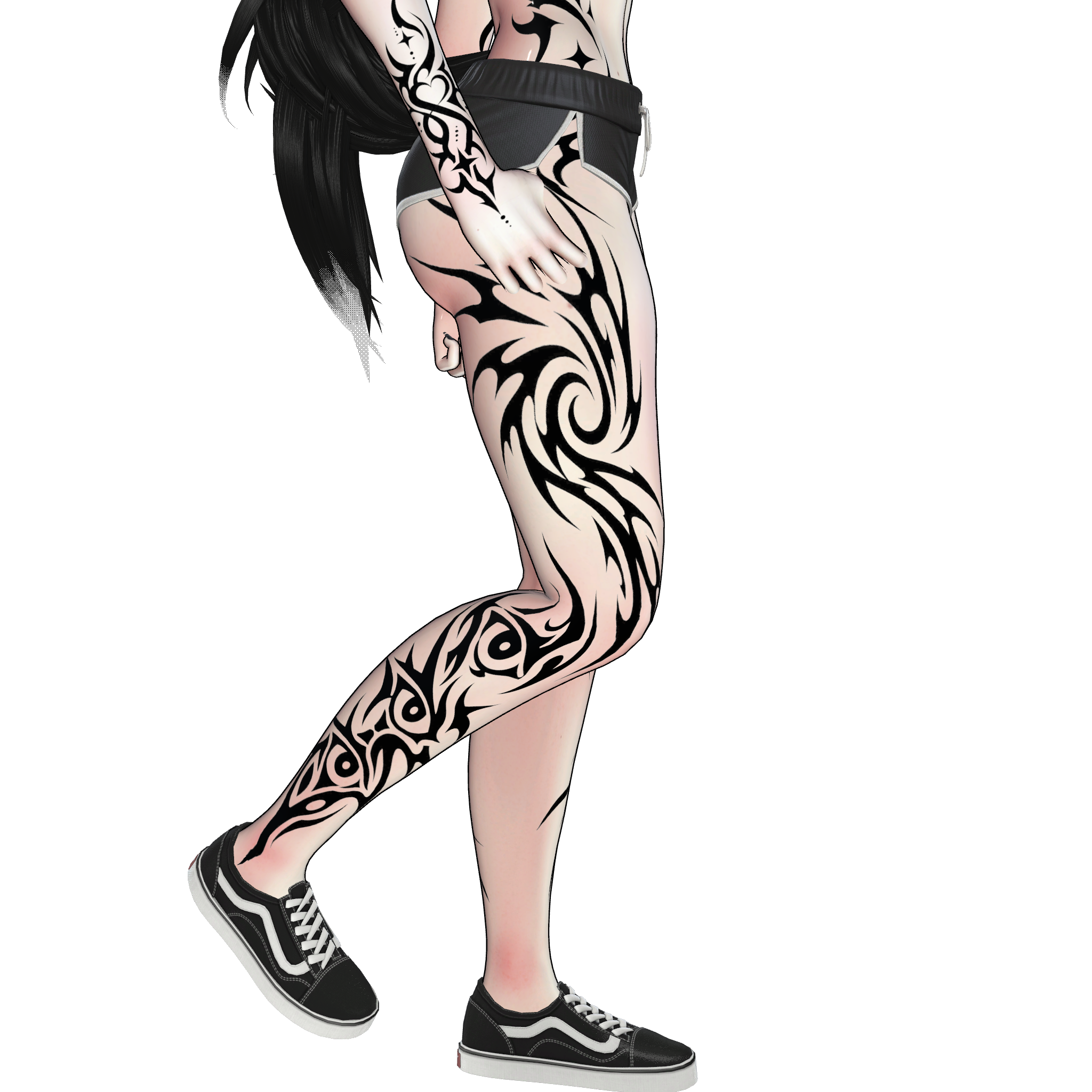 Spine of the Abyss | Manon tattoo / decal / texture