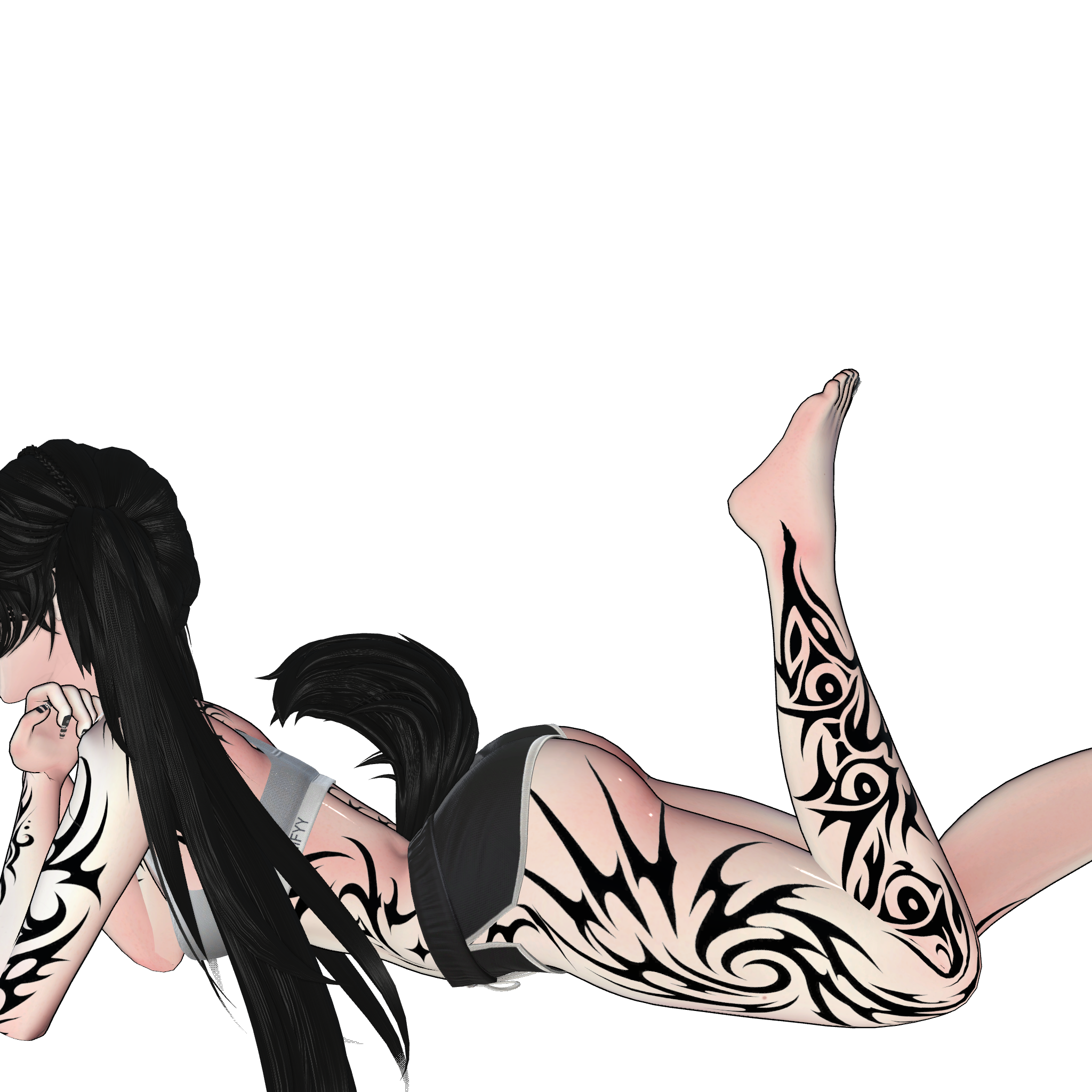 Spine of the Abyss | Panda tattoo / decal / texture