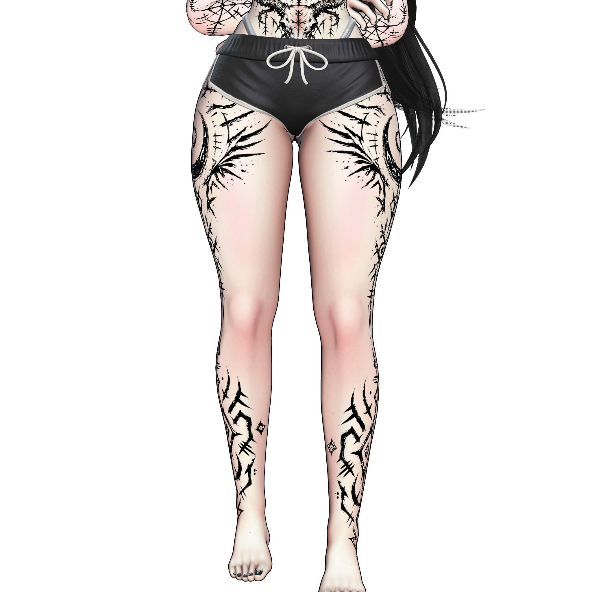 Veil of Runes | Zin Fit Base tattoo / decal / texture