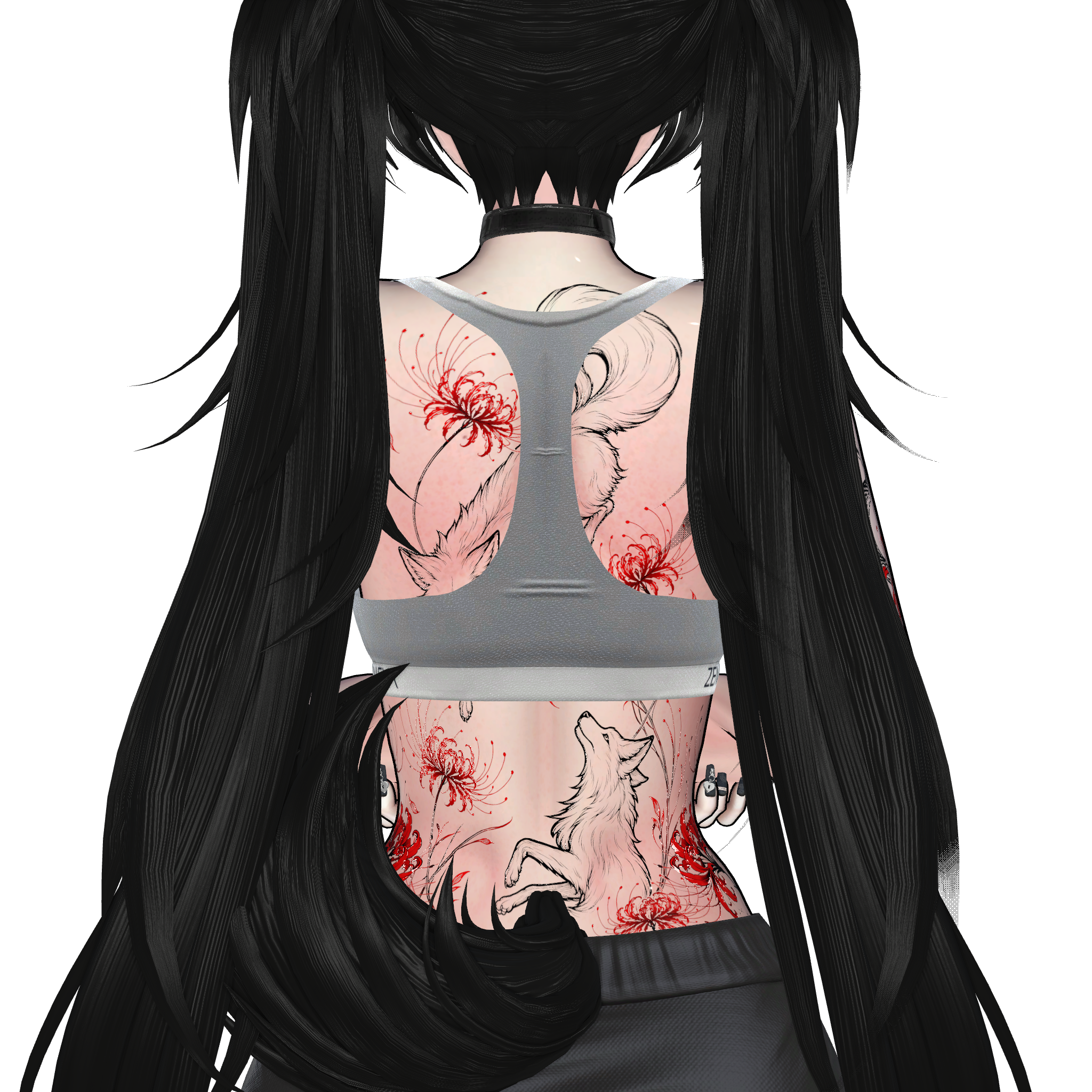 Higanbana Requiem | Panda tattoo / decal / texture