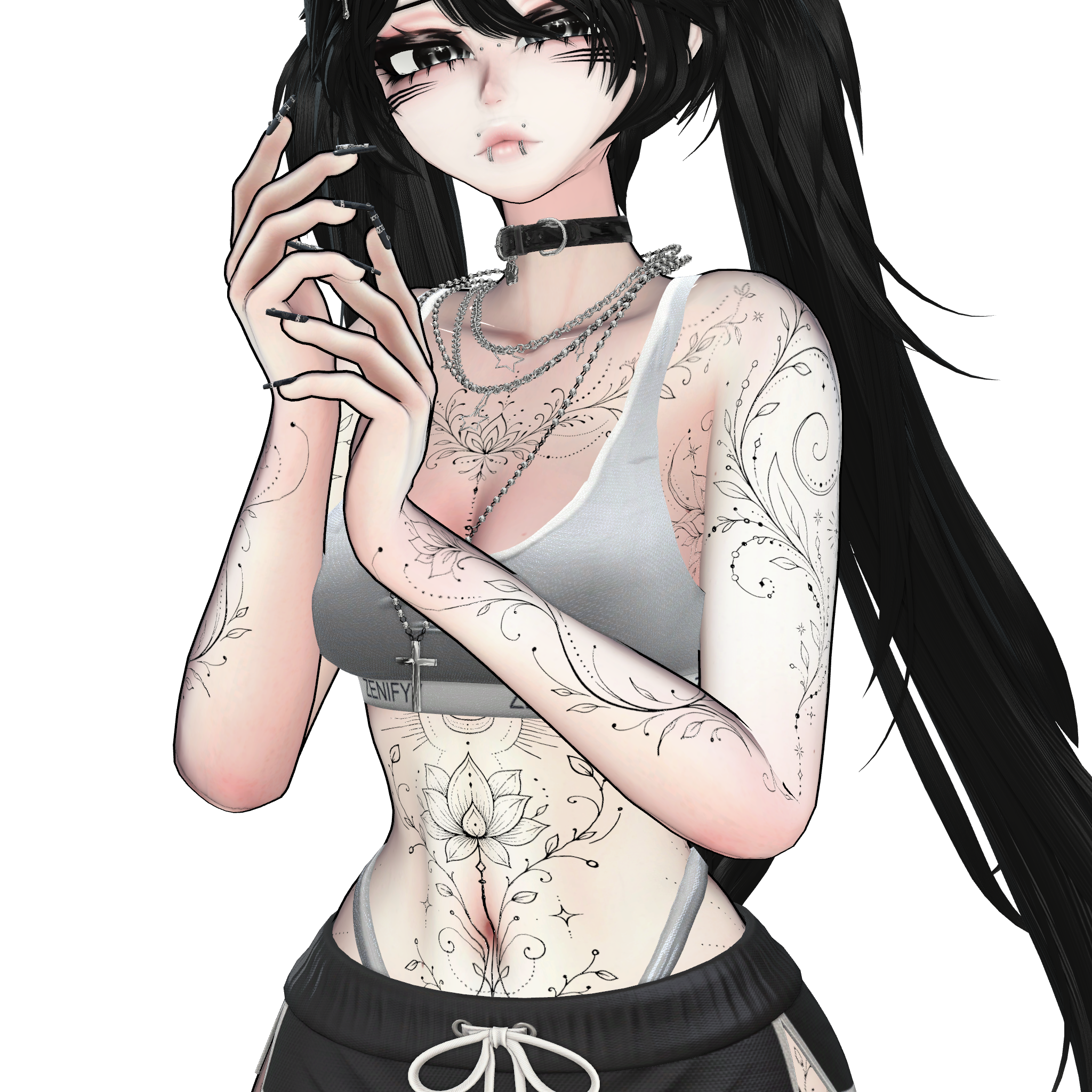 Celestial Bloom | Akii tattoo / decal / texture