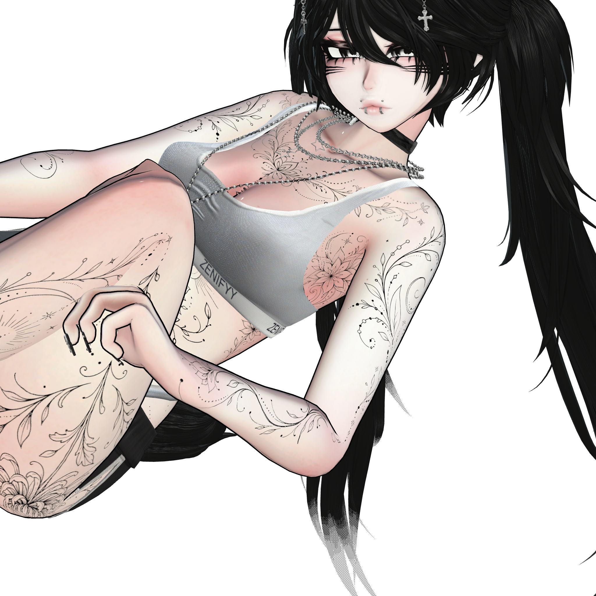 Celestial Bloom | Akii tattoo / decal / texture