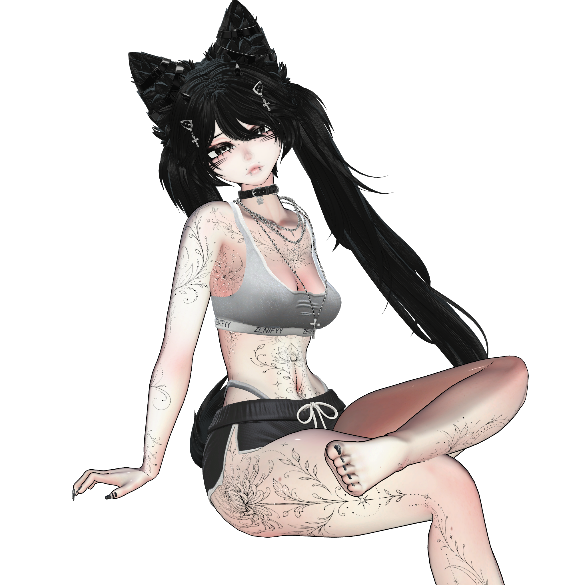 Celestial Bloom | Zin Fit Base tattoo / decal / texture