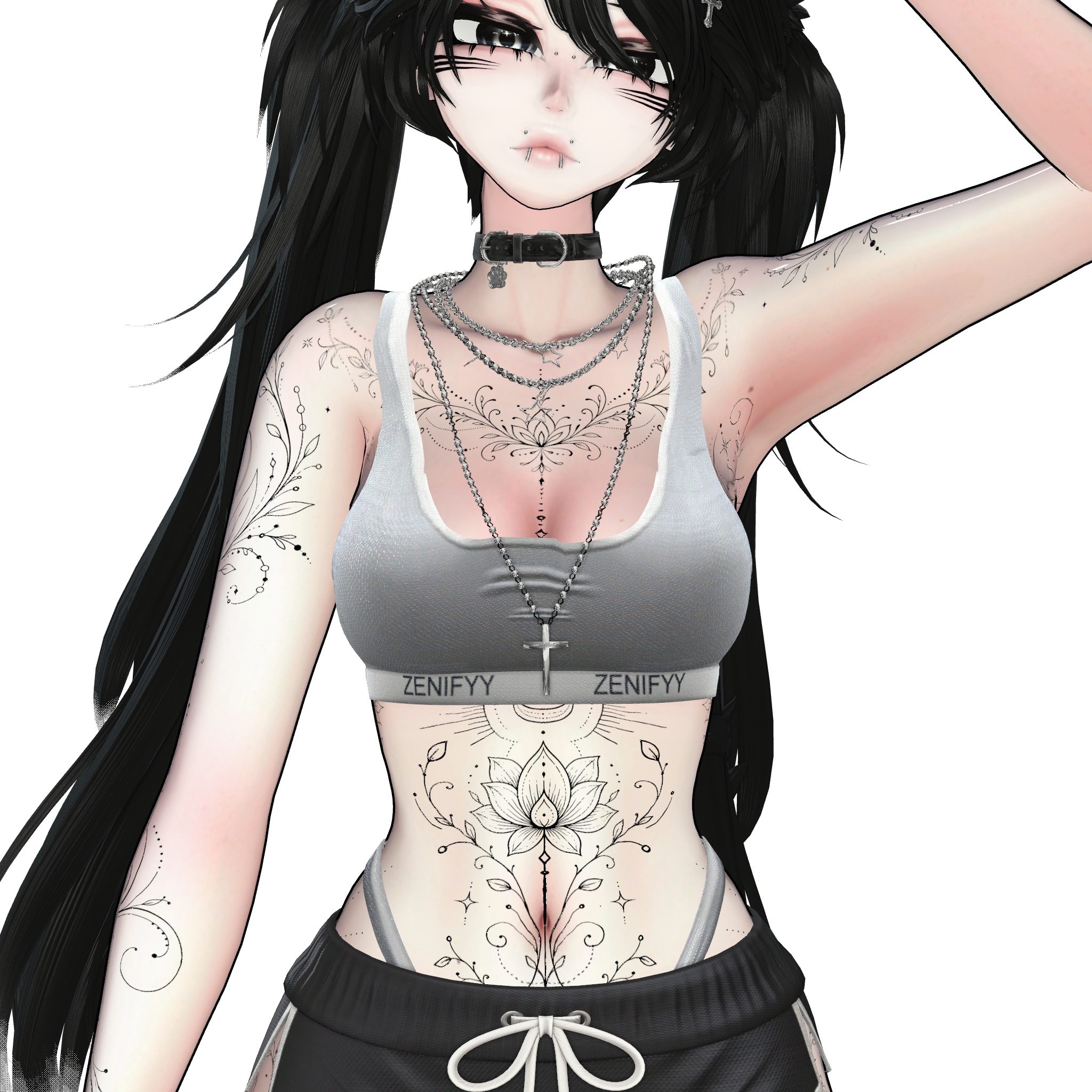 Celestial Bloom | Marilynn tattoo / decal / texture