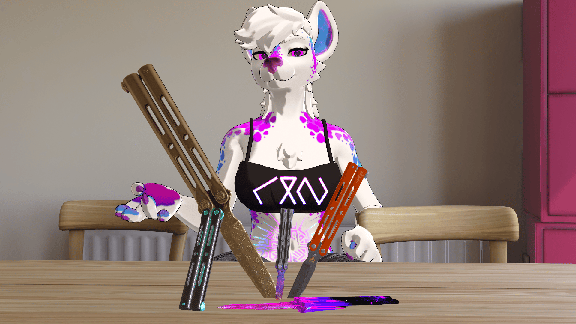 Butterfly Knife / Balisong + QUEST (VRCHAT/SDK3)