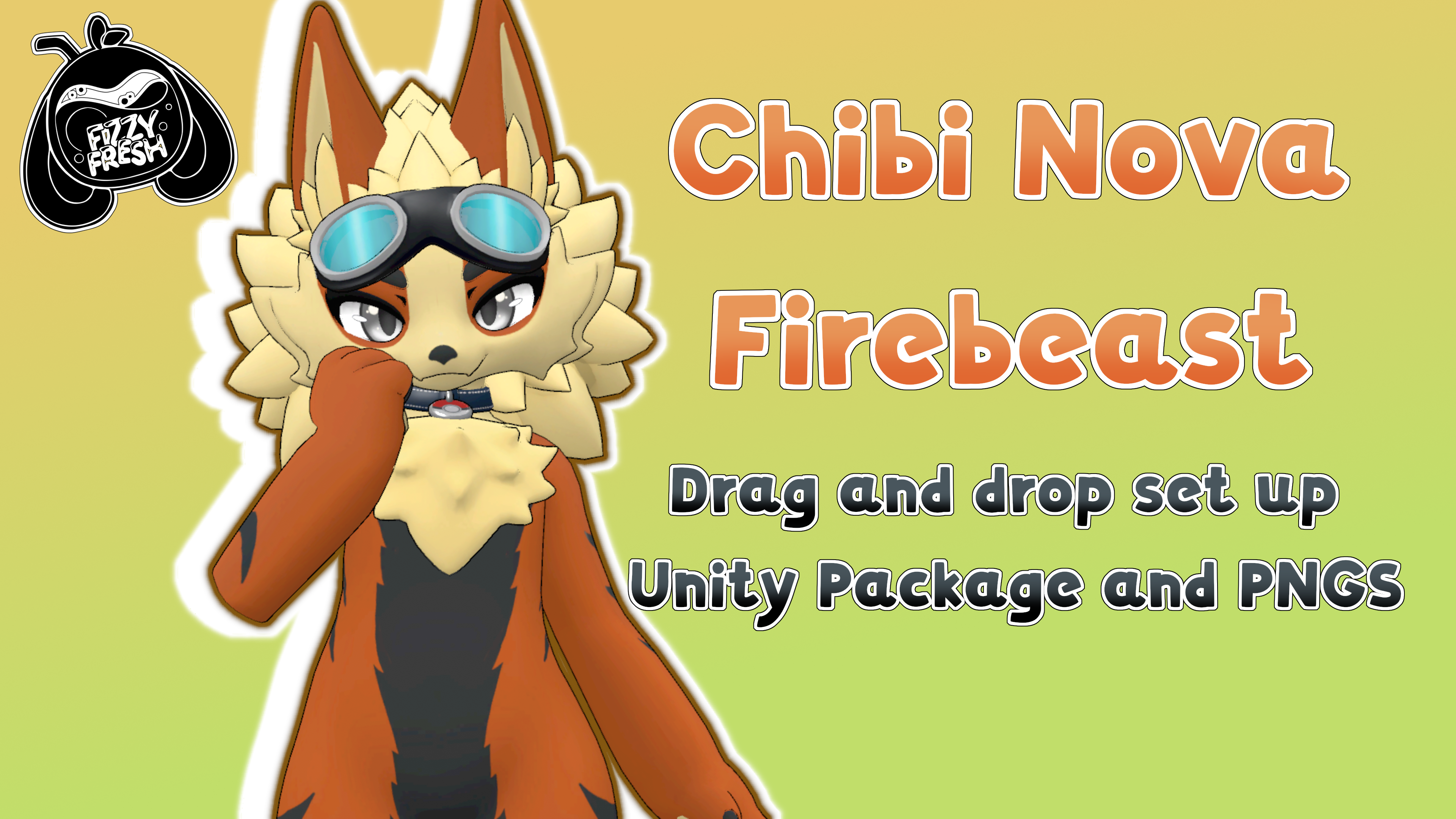 Chibi Firebeast - Chibi Mini Novabeast Textures