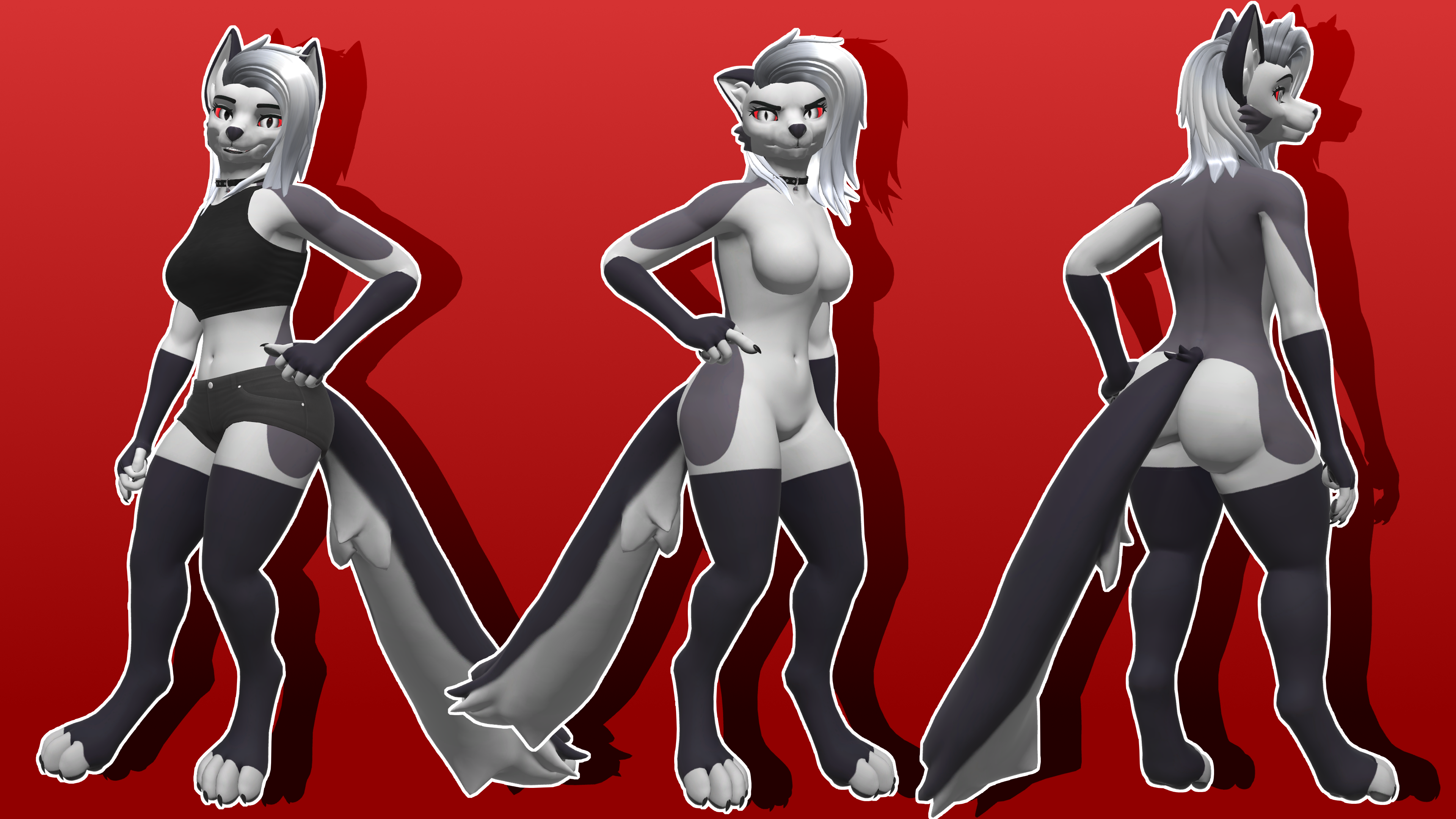 Goth Wolf - Faelyn Textures