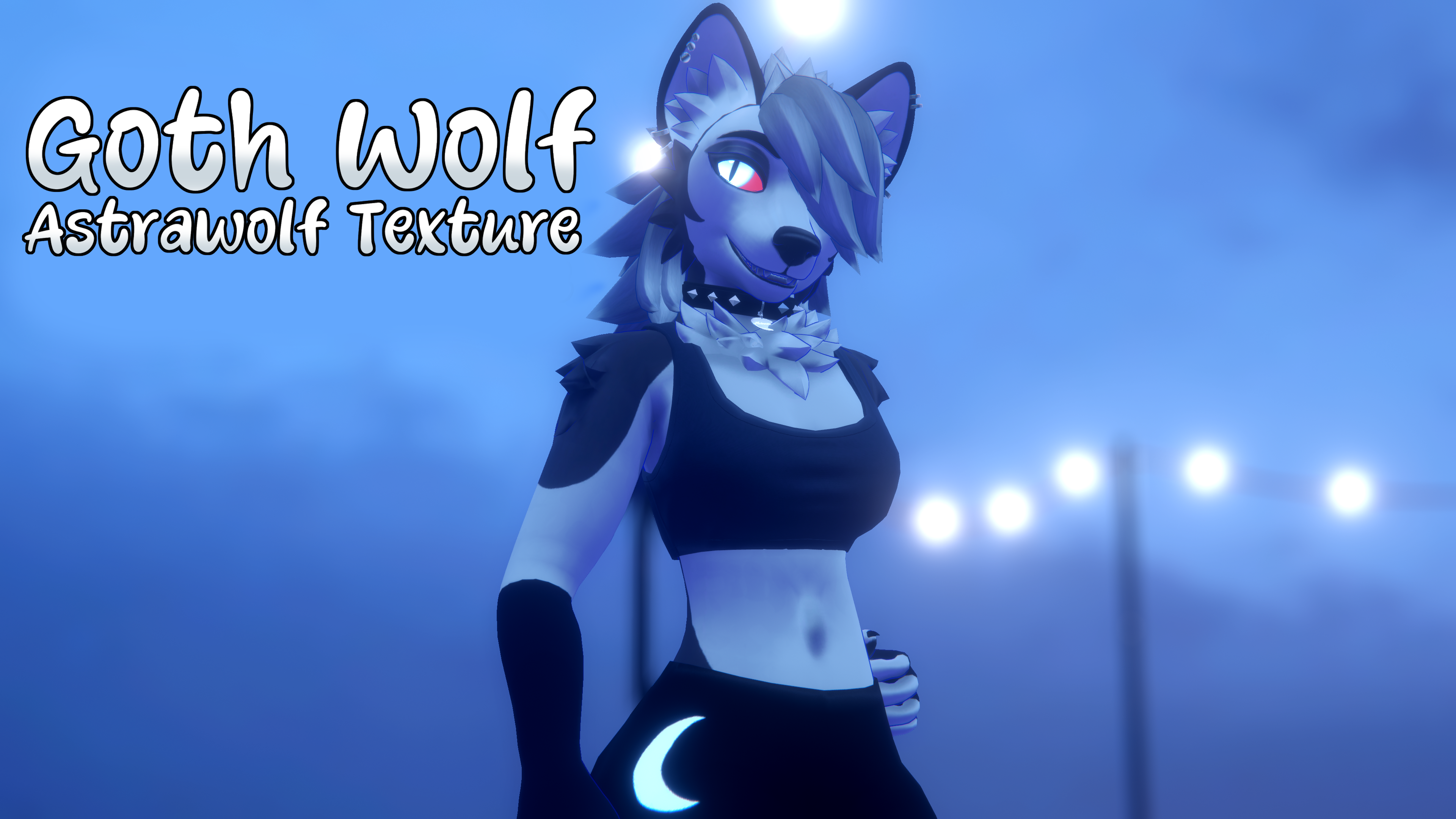 Goth Wolf - Astrawolf Textures