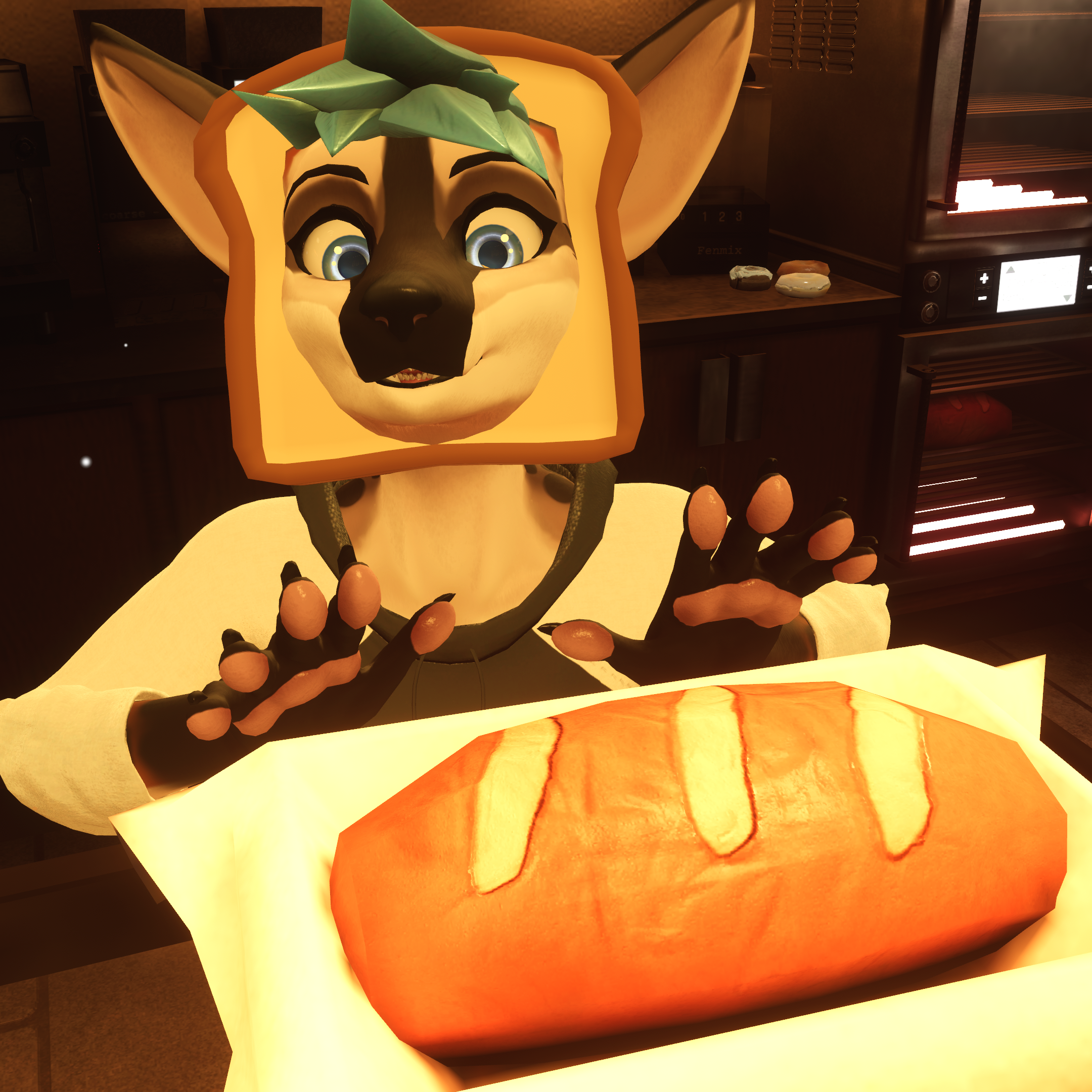 TOAST! - Vrchat asset for Viwi, Pupper, Astrawolf
