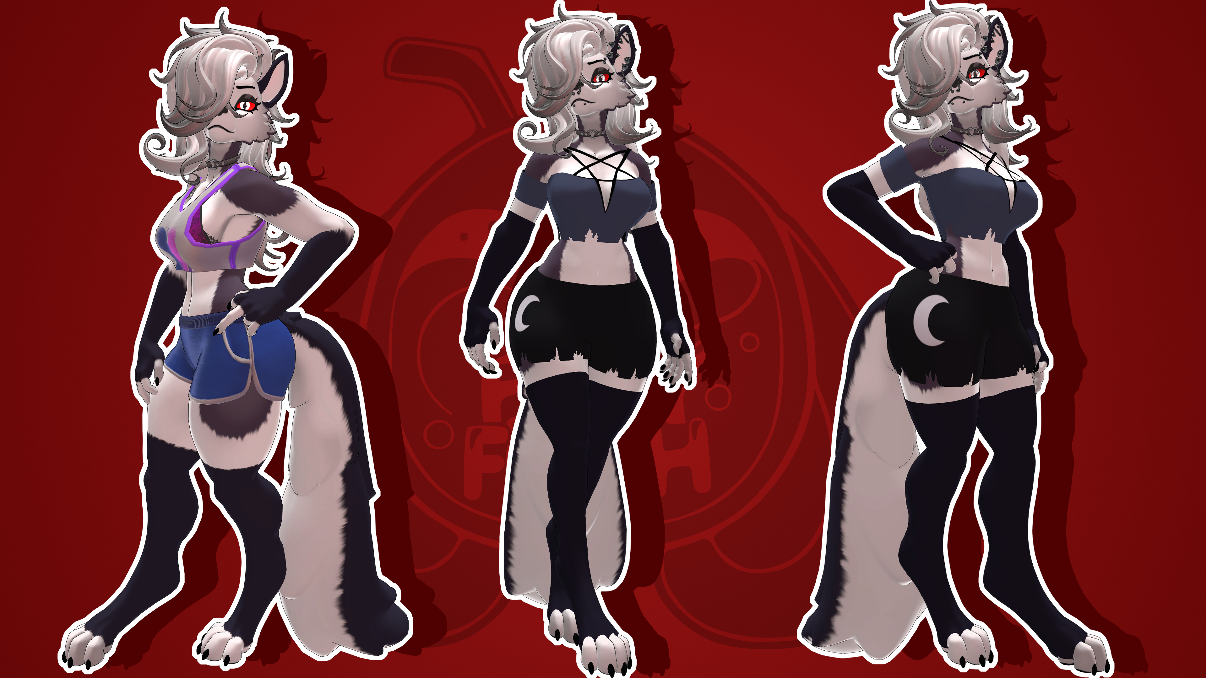 Hellhound Set - Space Yeen Outfit and Texture
